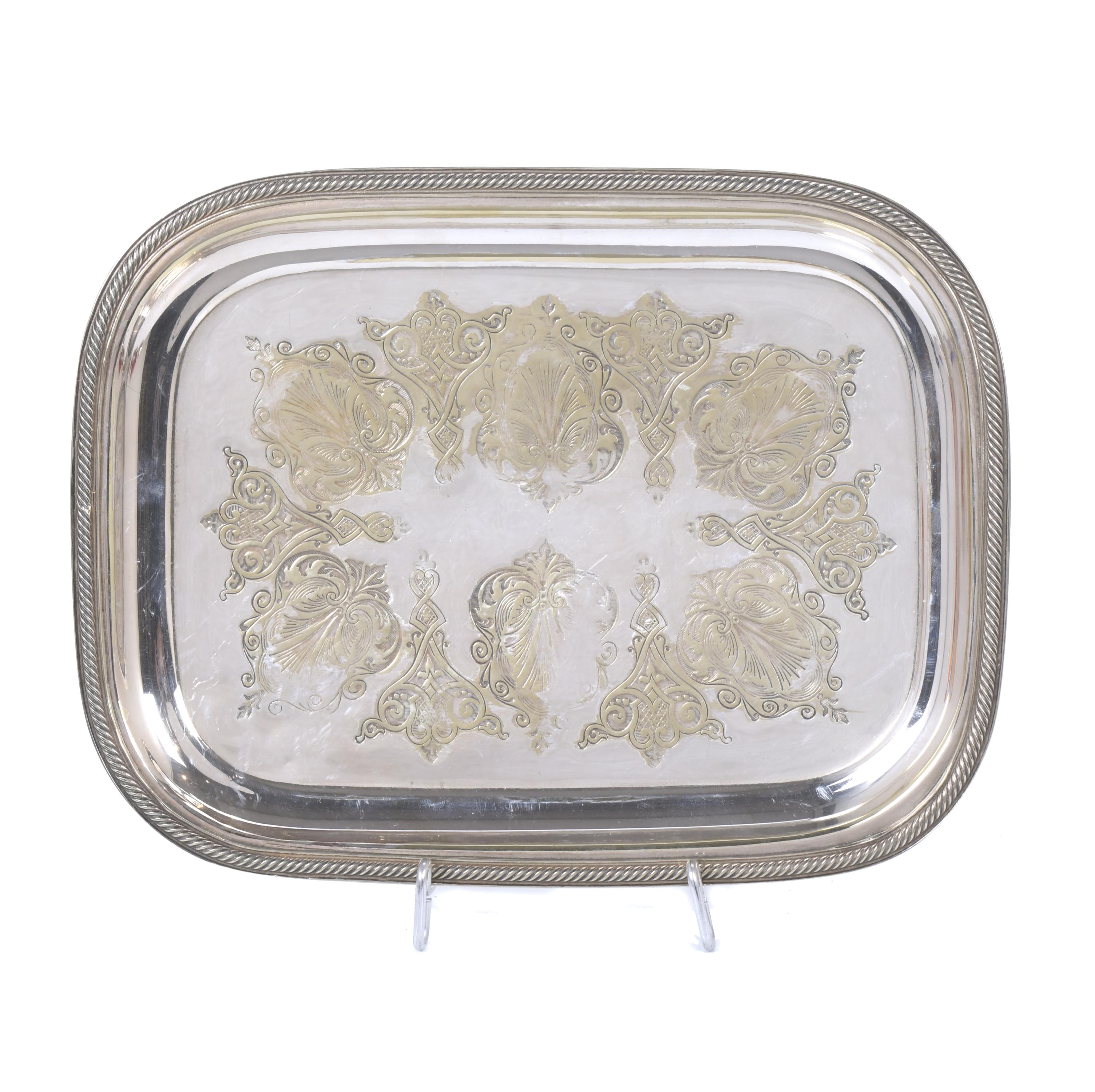 ENGLISH SILVER TRAY