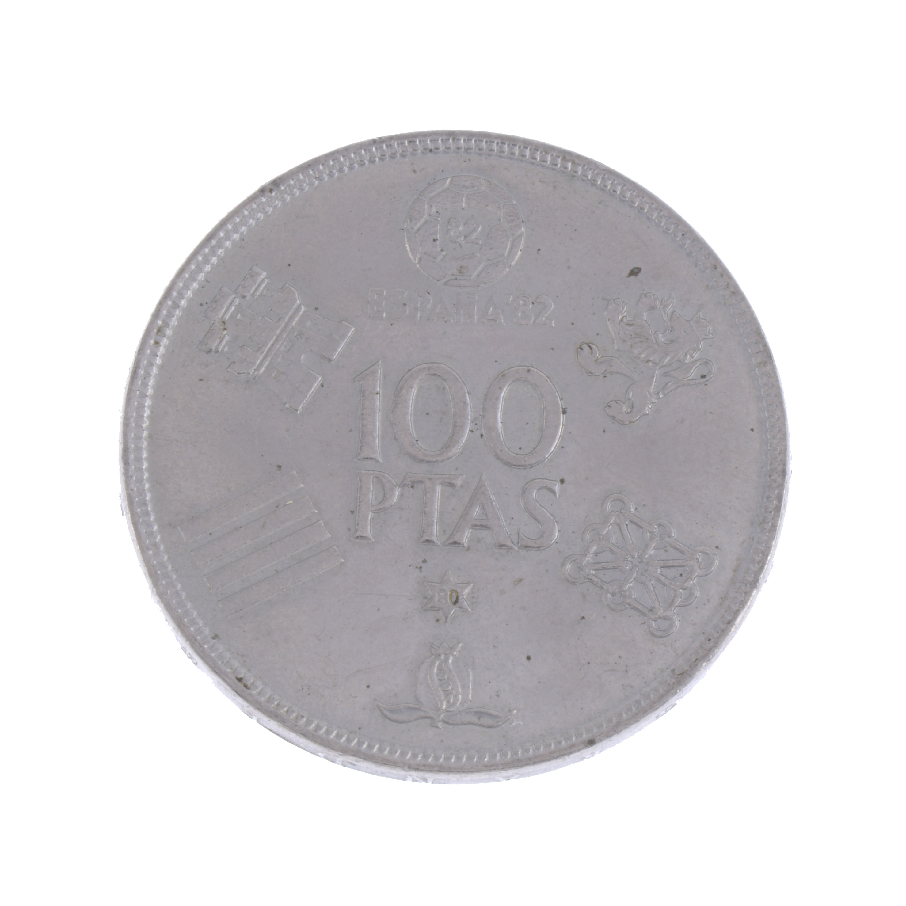 MONEDA EN PLATA ESPAÑOLA 1982