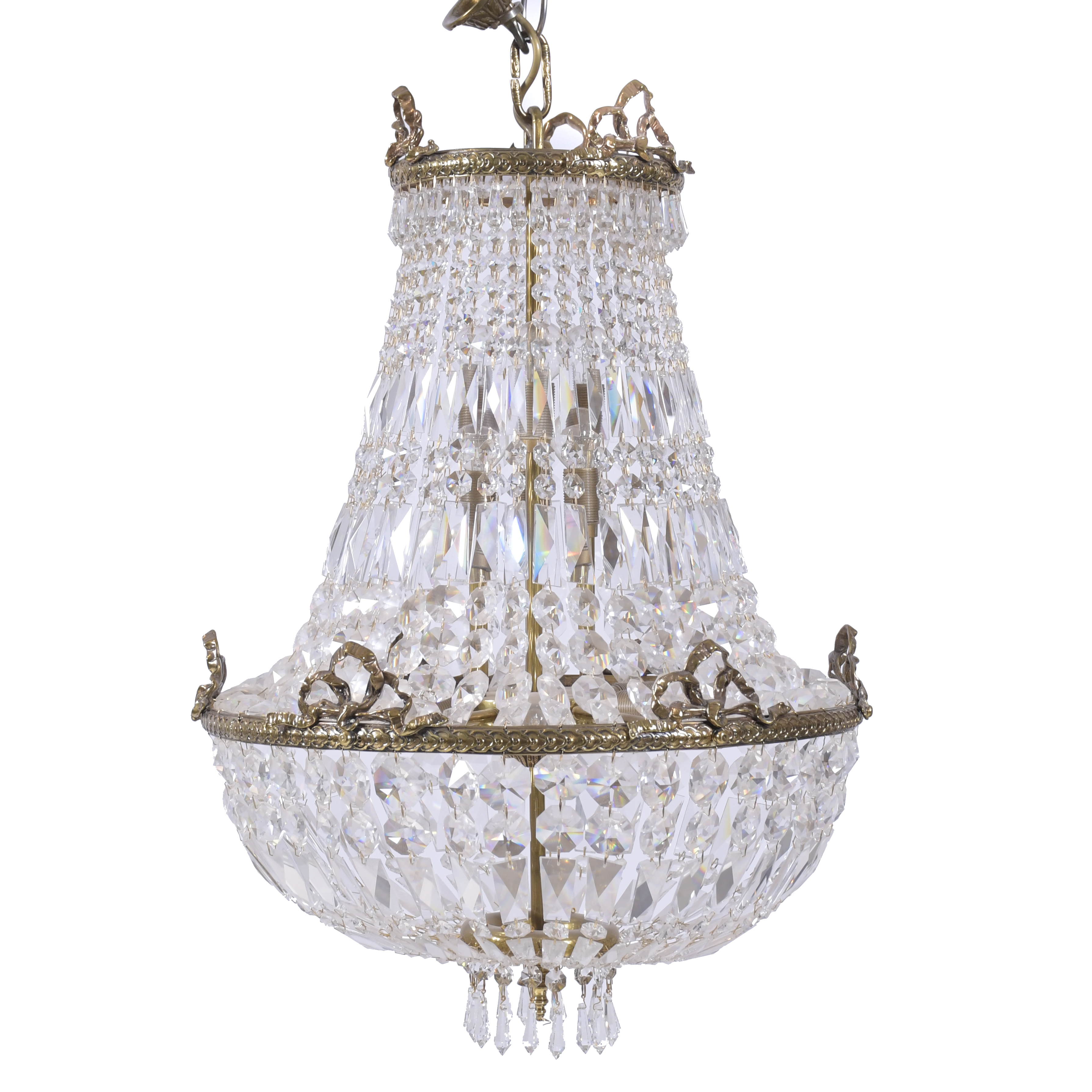 EMPIRE STYLE LAMP, THIRD QUARTER OF THE 20TH CENTURY.
