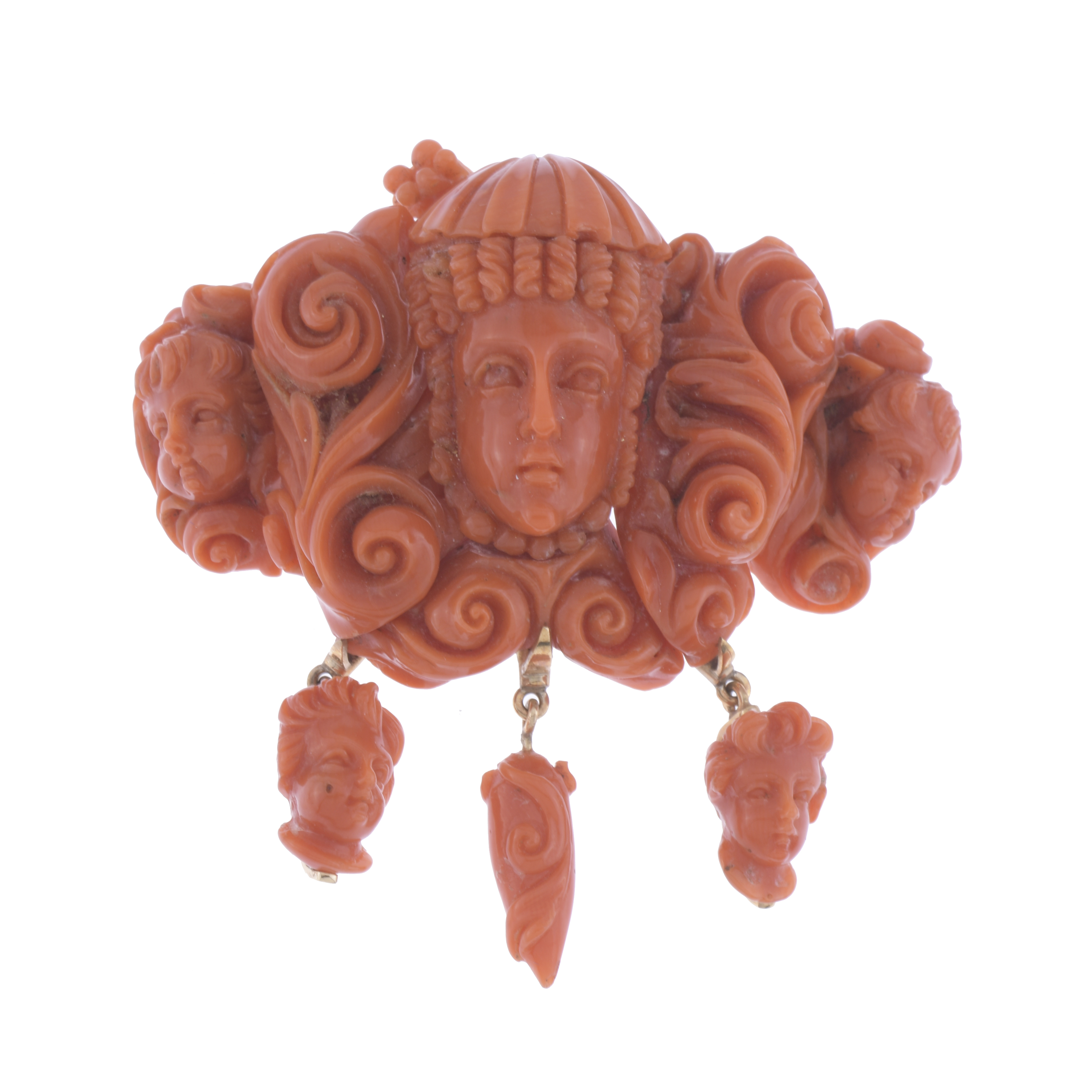 Gran broche Italiano de principios del s.XIX.