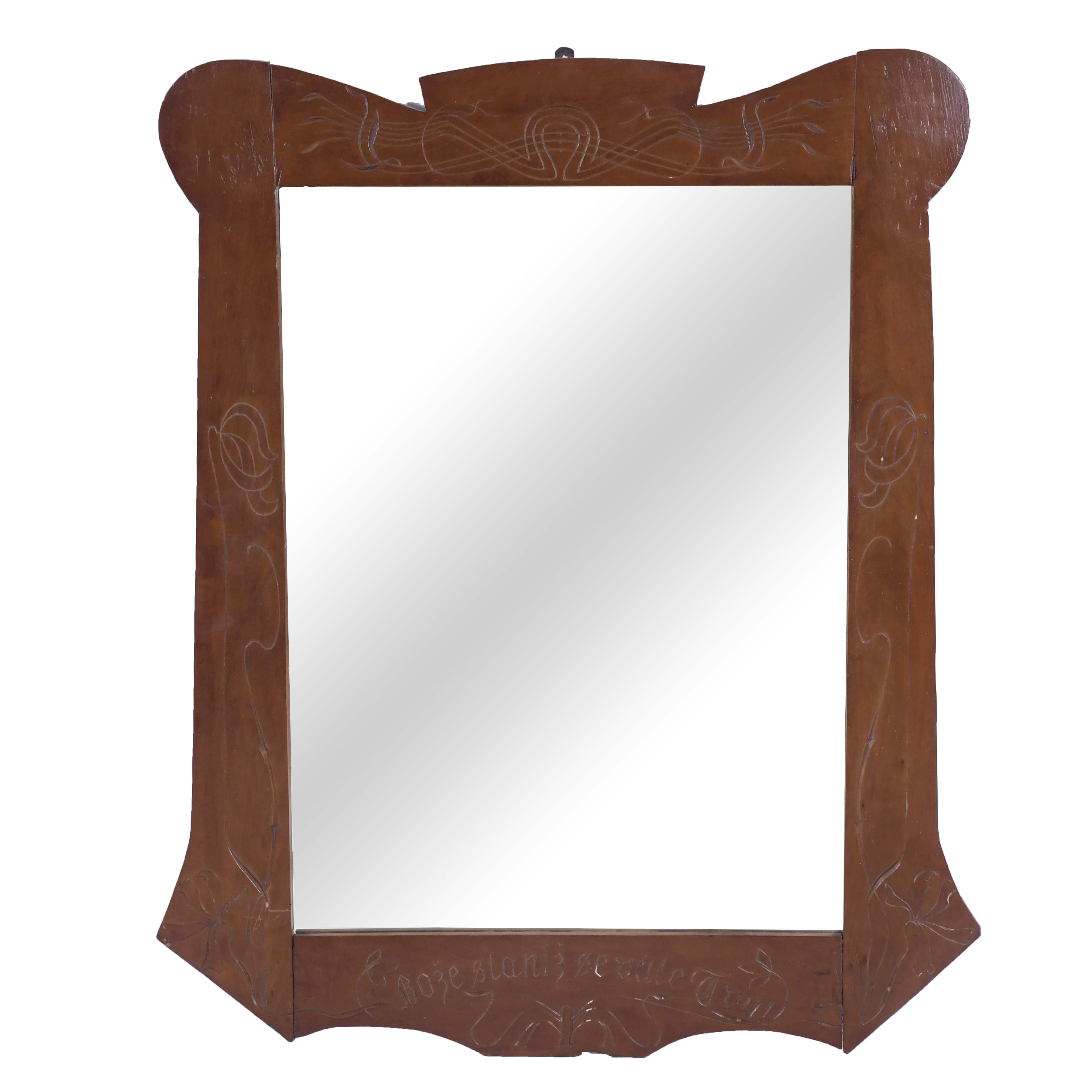 MODERNIST MIRROR, CIRCA 1900.