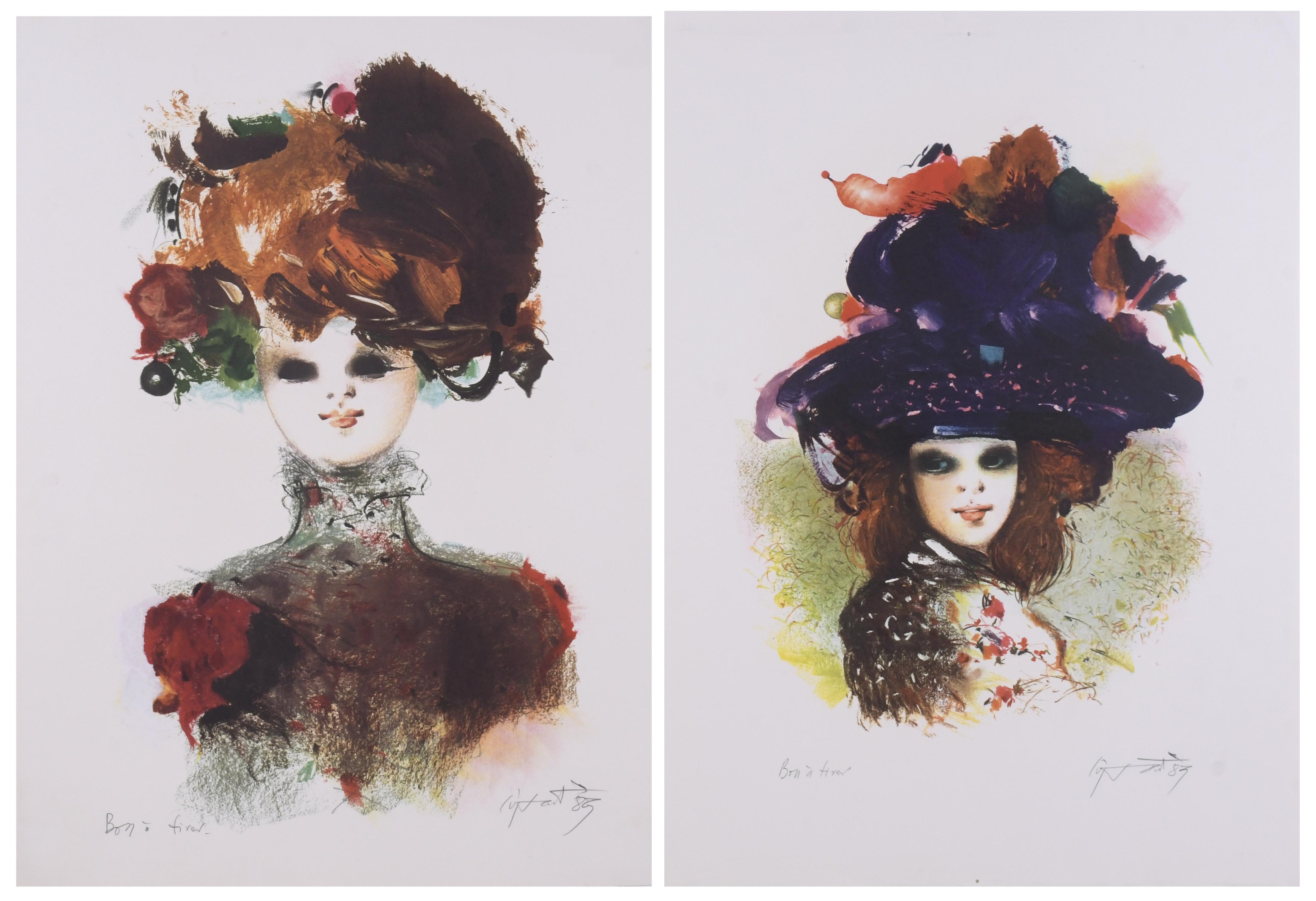 MODEST CUIXART i TÀPIES (1925-2007). Set of 2 lithographs.