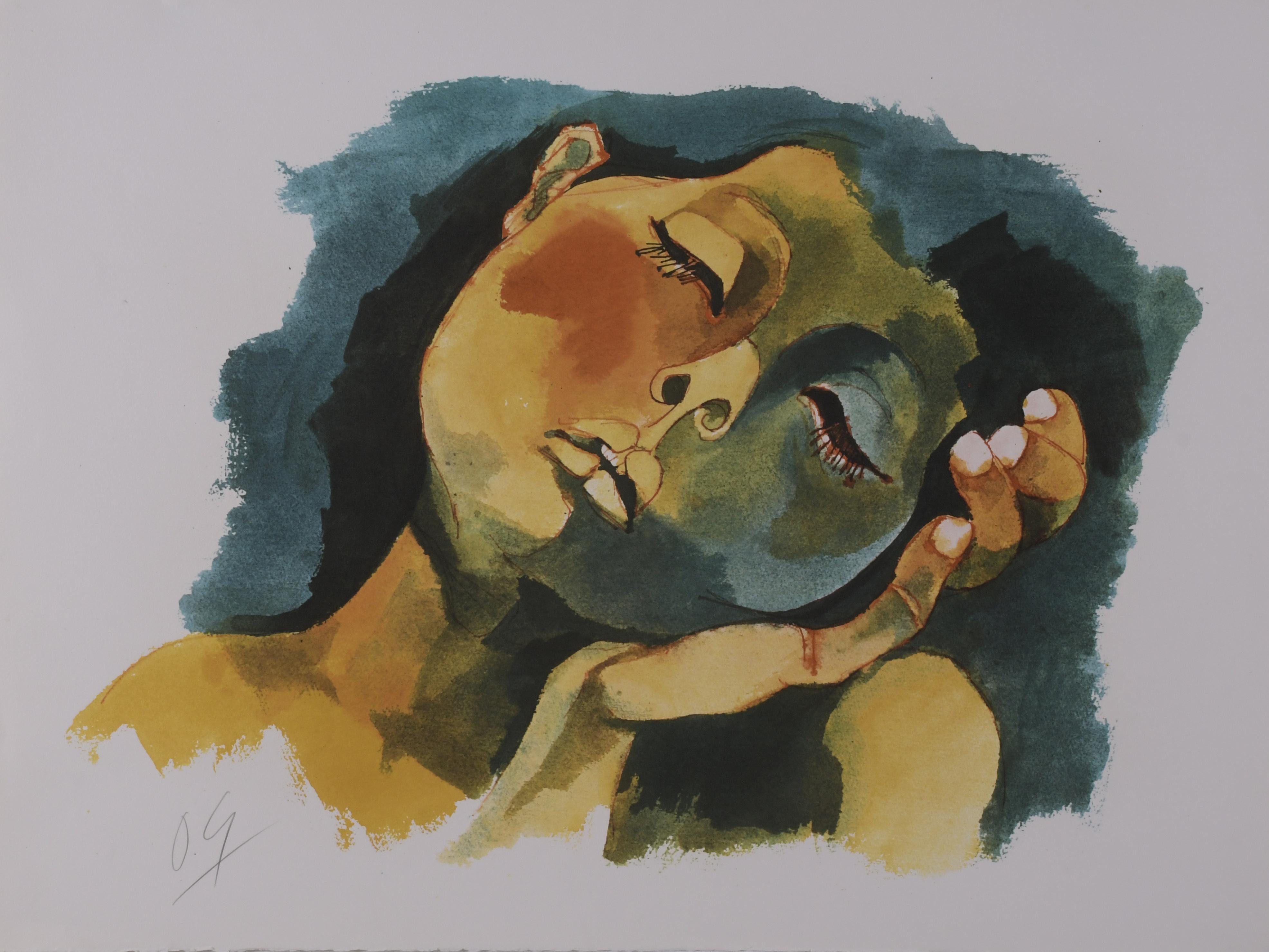 OSWALDO GUAYASAMIN (1919-1999). Lithograph.