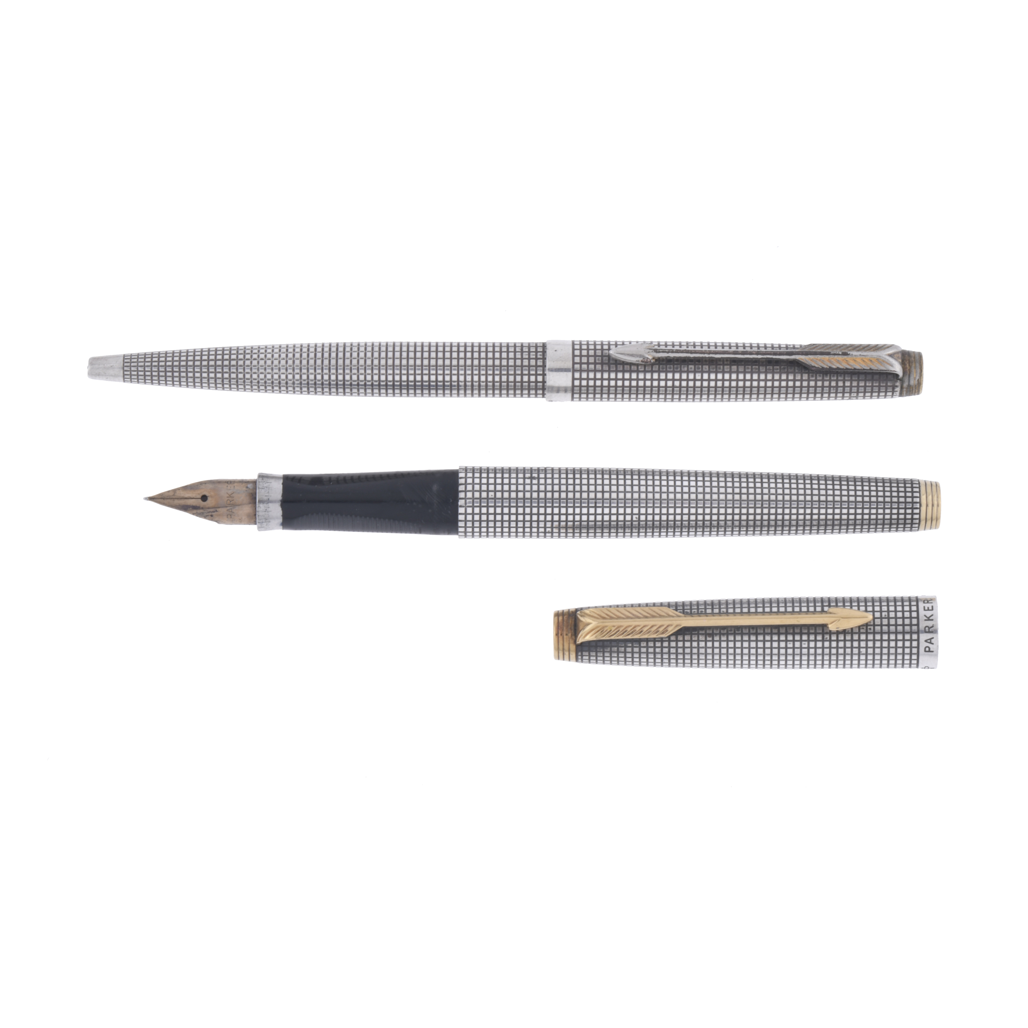 PARKER. Conjunto de pluma estilográfica y bolígrafo. 