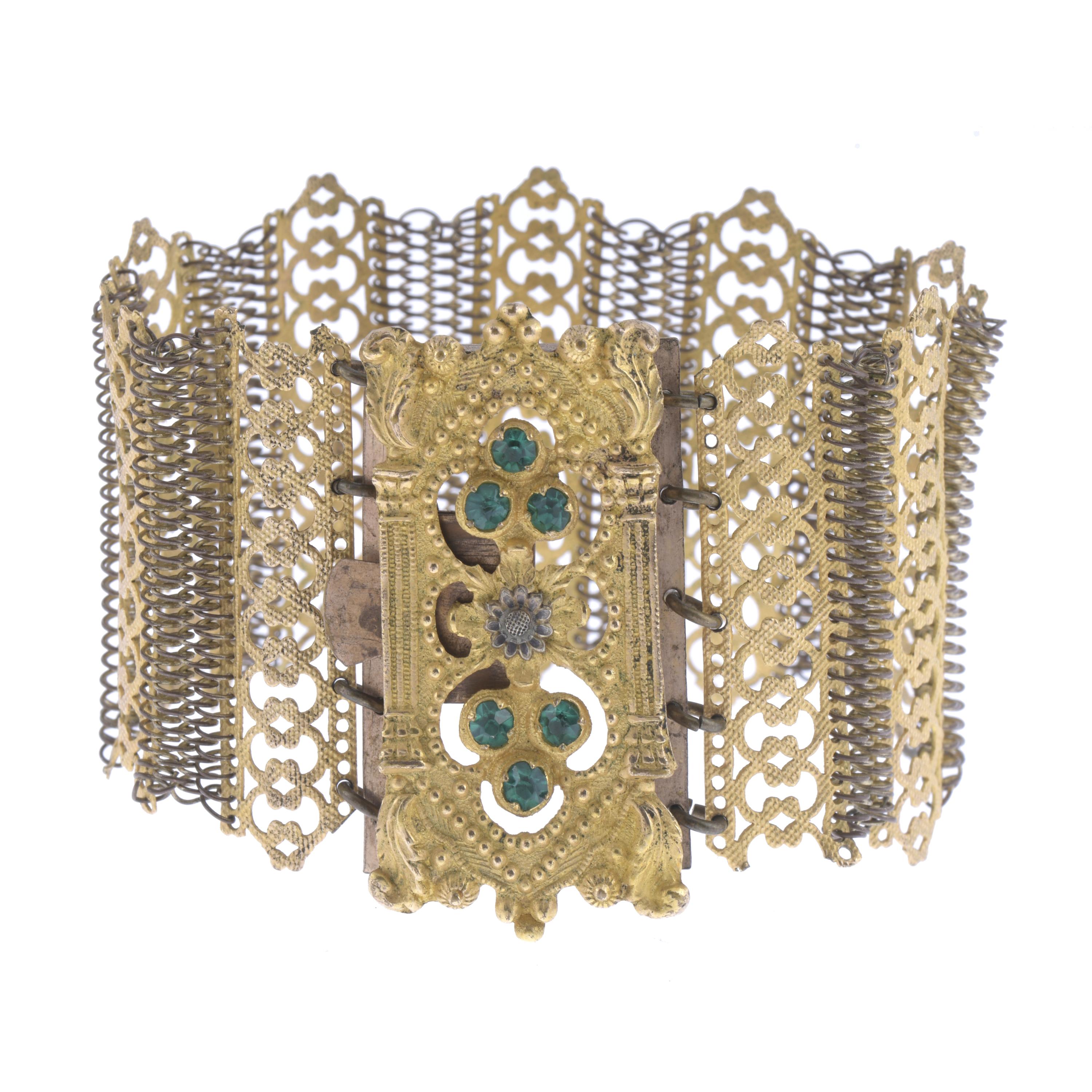 ALPHONSINE BRACELET WITH EMERALDS 