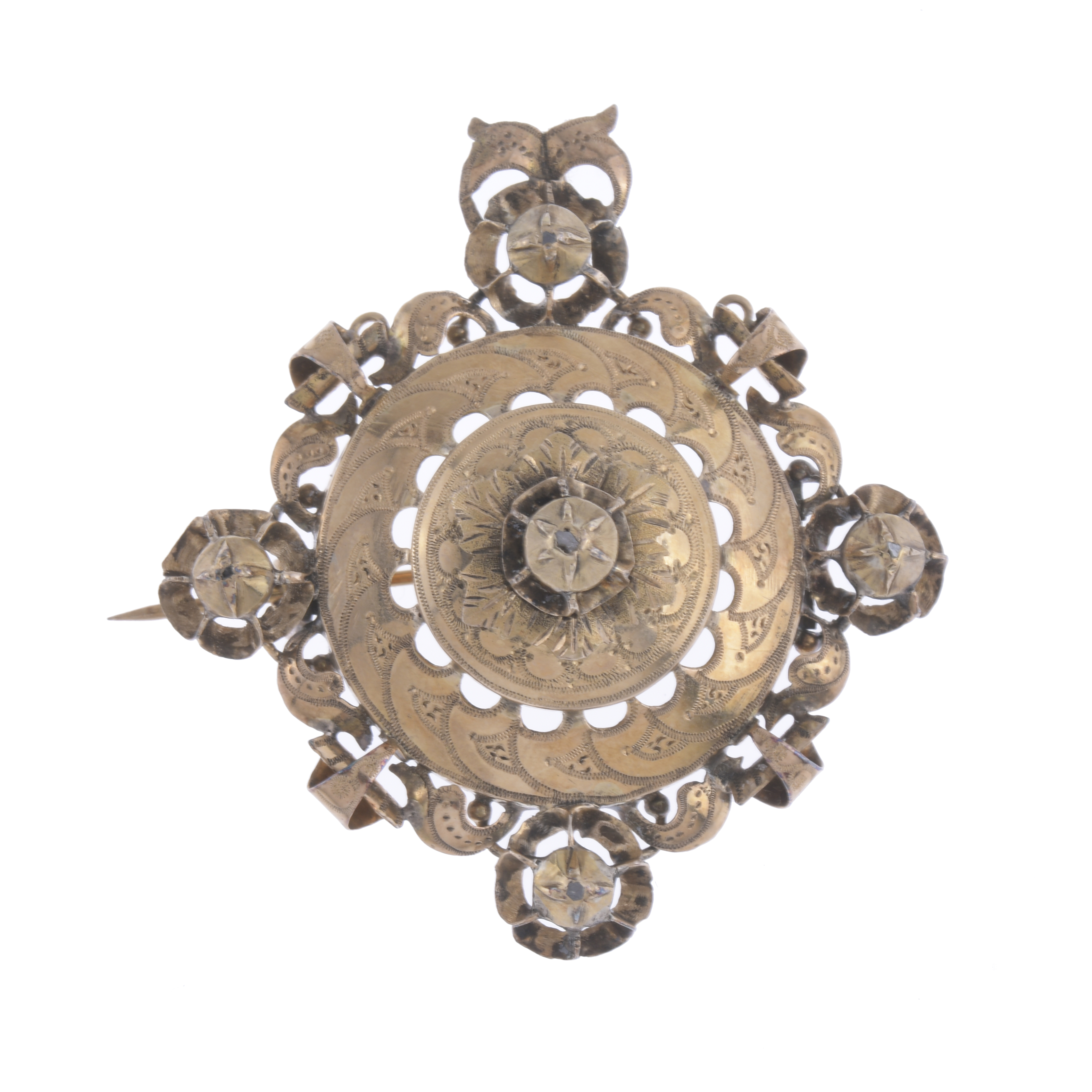 ALPHONSINE BROOCH, FIRST DECADE OF THE 20TH CENTURY. 