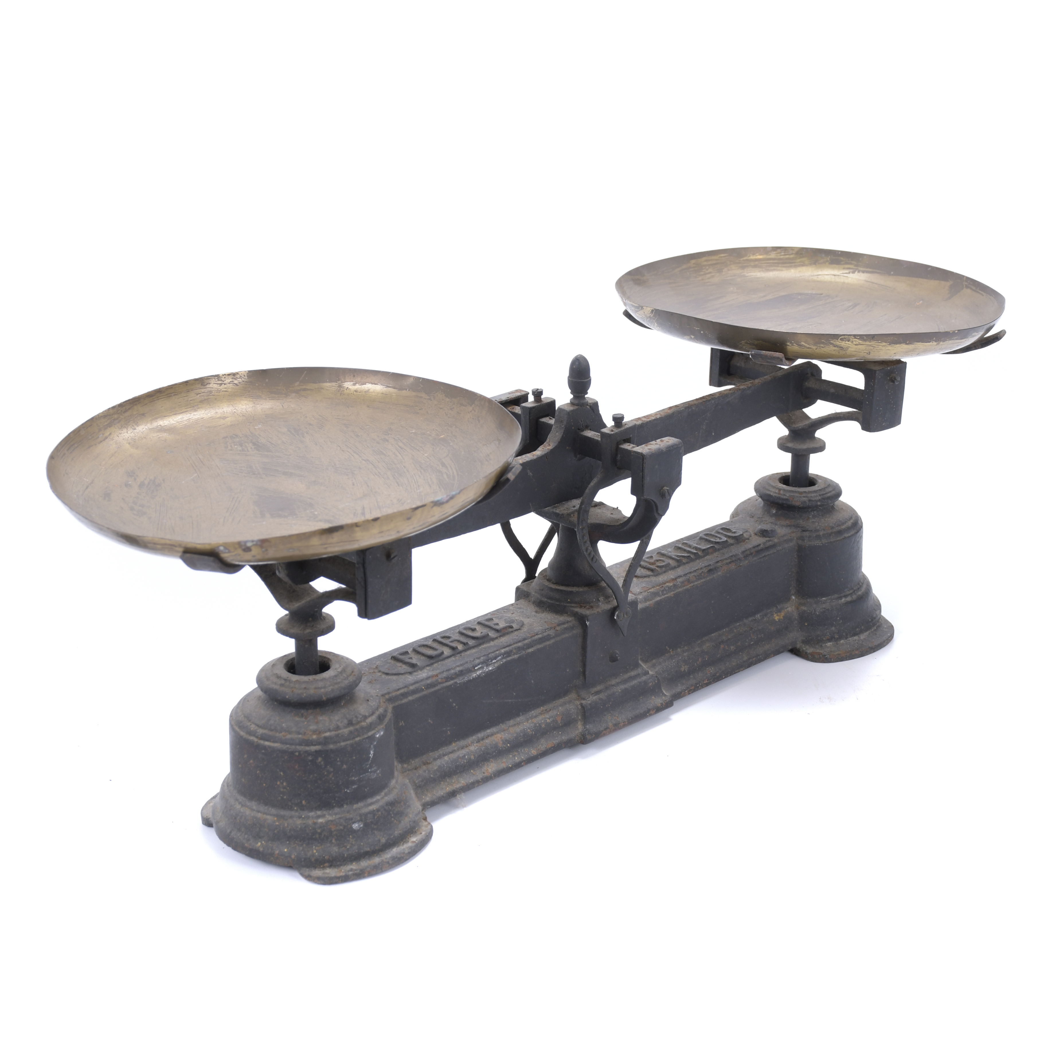WROUGHT IRON WEIGHT SCALES.