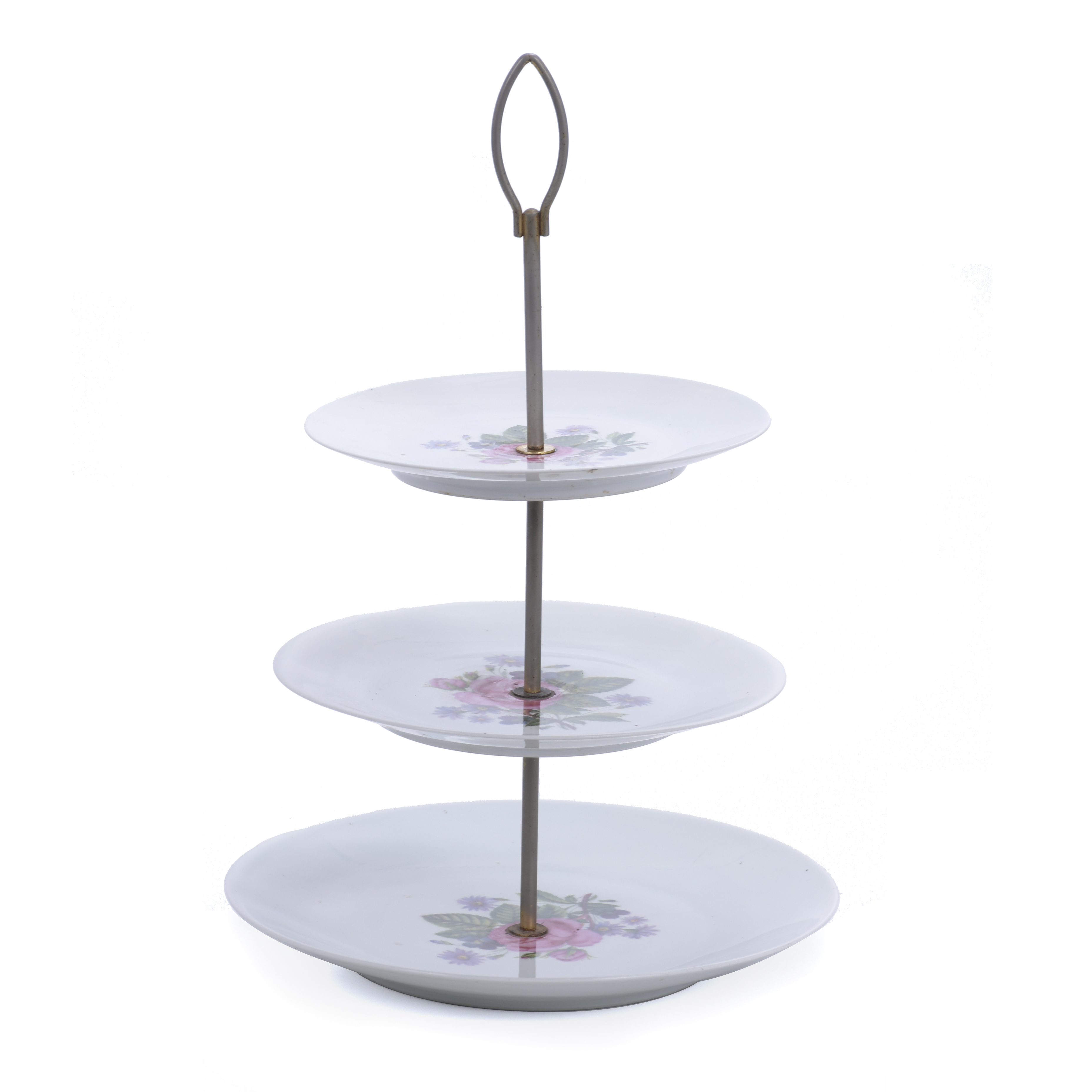 Bandeja de pisos para tartas en porcelana de Limonges, sigl