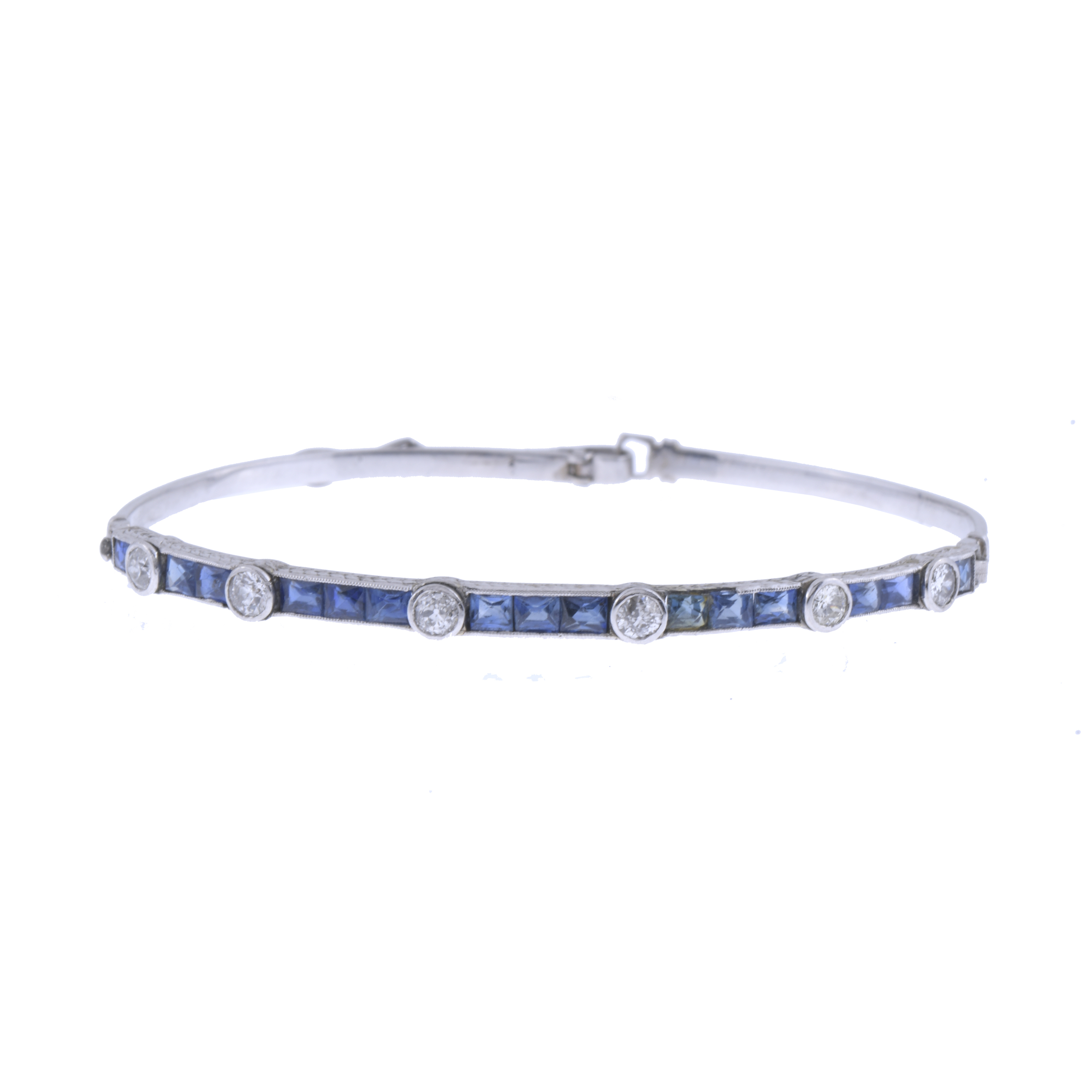 BRACELET WITH SAPPHIRES AND DIAMONDS