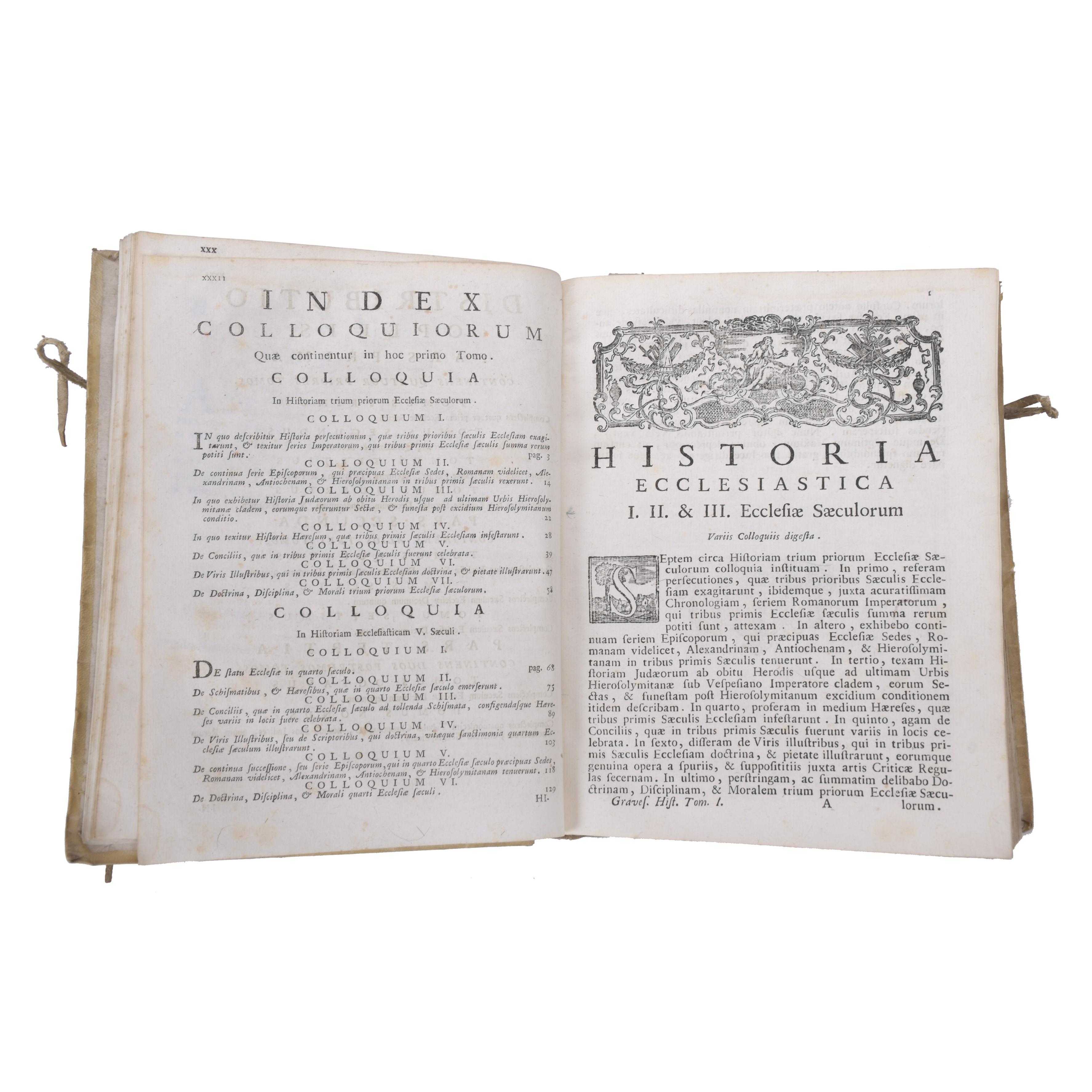 IGNATII HYACINTHI AMAT DE GRAVESON (1670 - 1733). "Historia