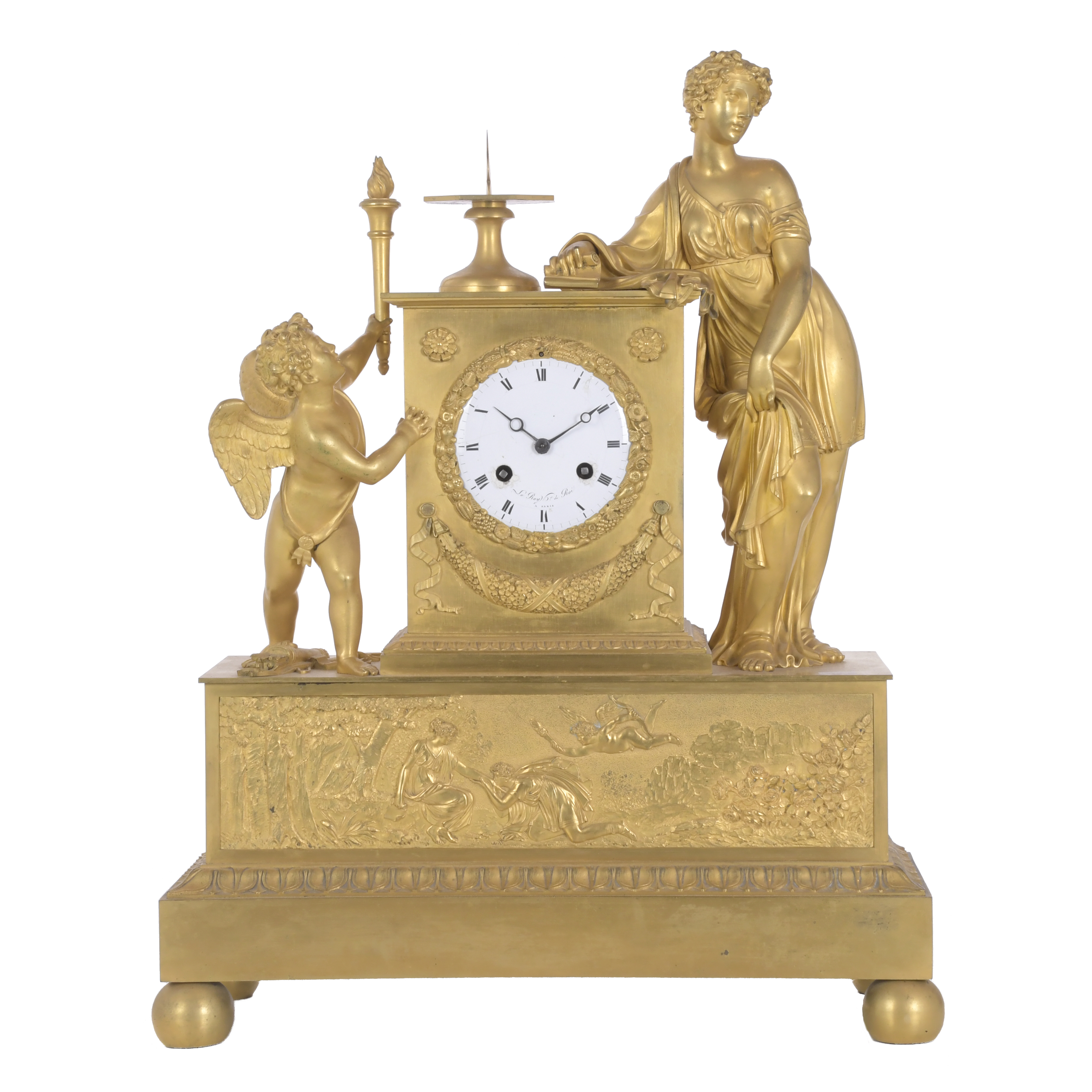 LEROY. Reloj de sobremesa Imperio, circa 1805.