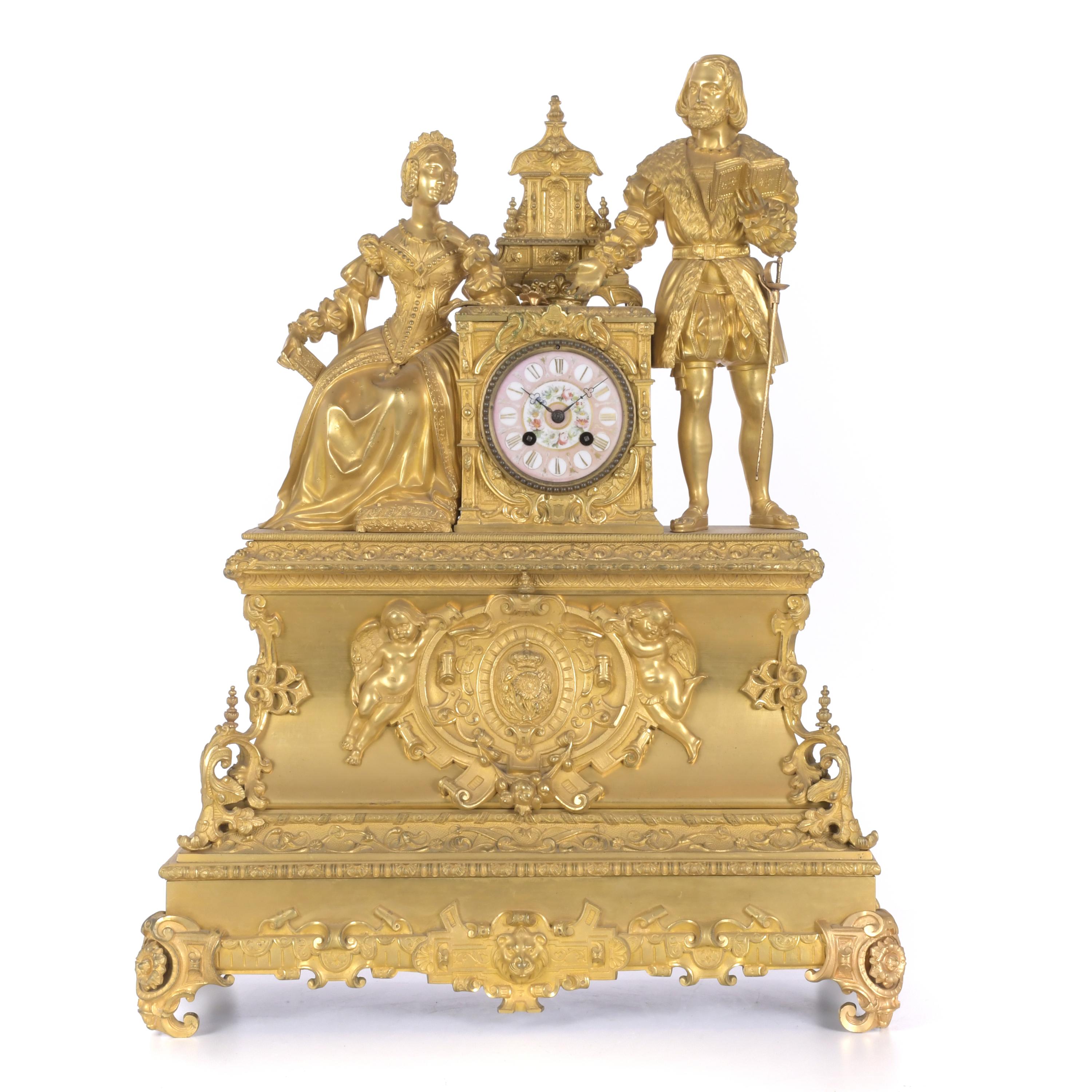 Reloj de sobremesa Louis Philippe - Napoleón III, circa 185
