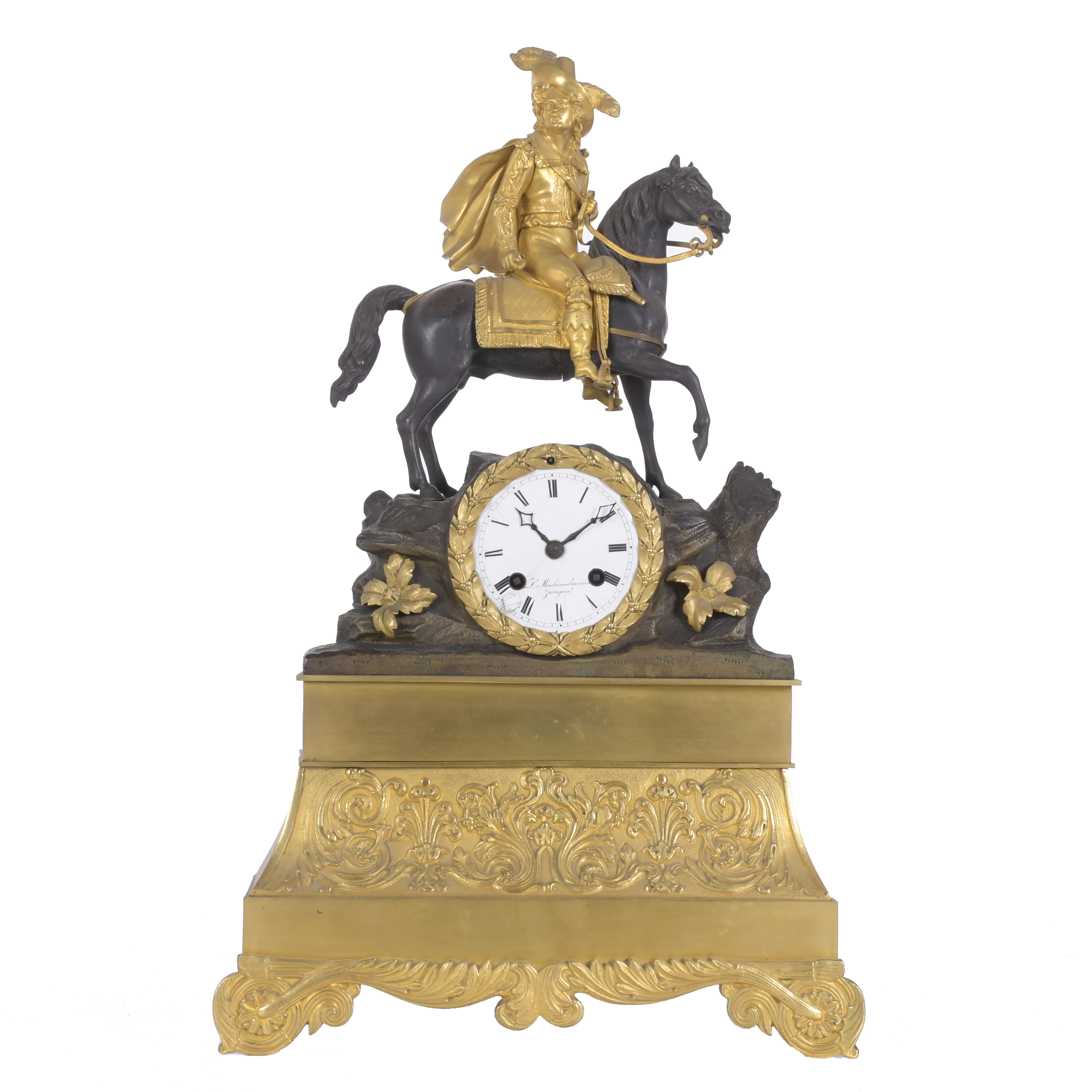 LOUIS PHILIPPE TABLE CLOCK, CIRCA 1830 - 1848.