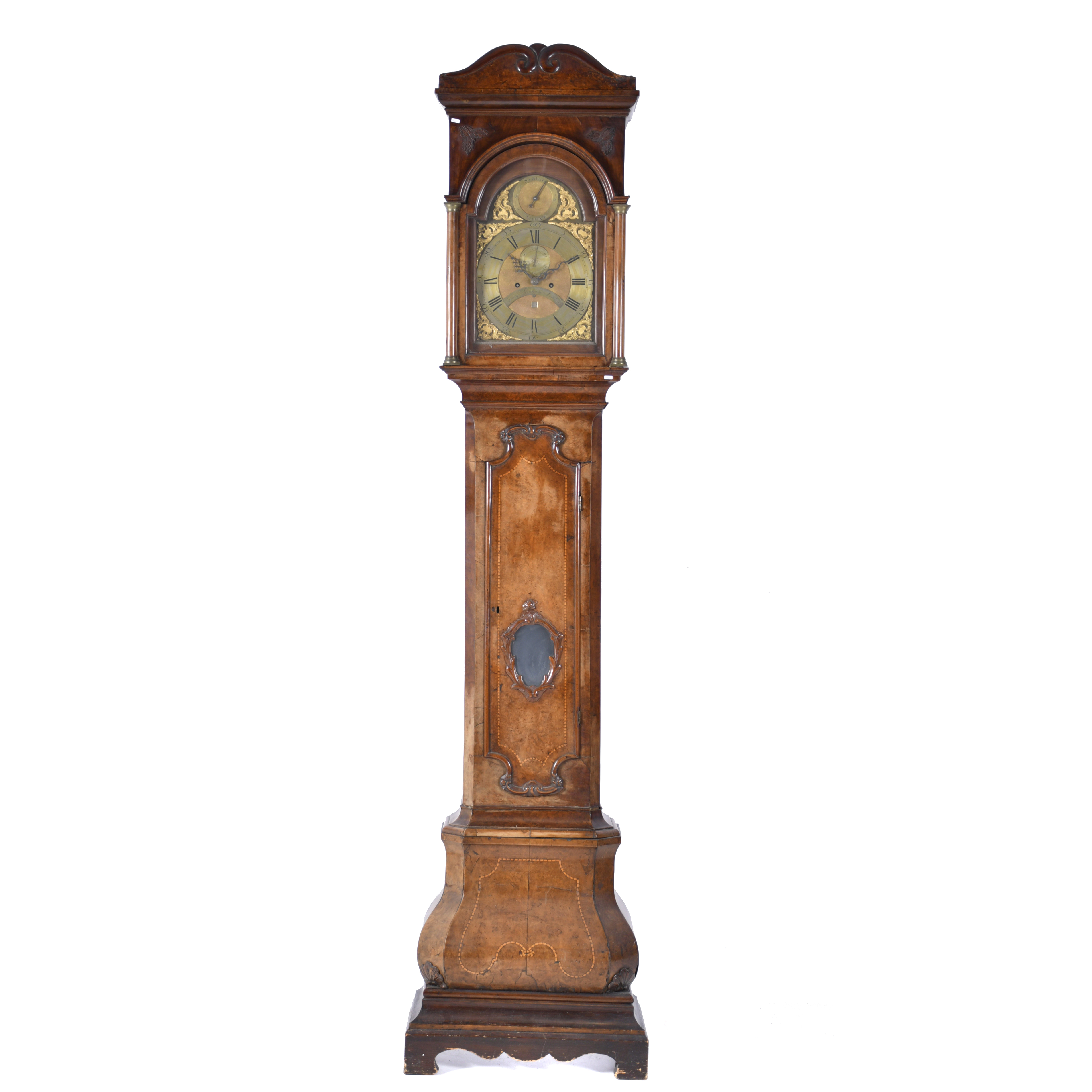 GEORGE GRAHAM (1675 - 1751). English grandfather clock, 18t