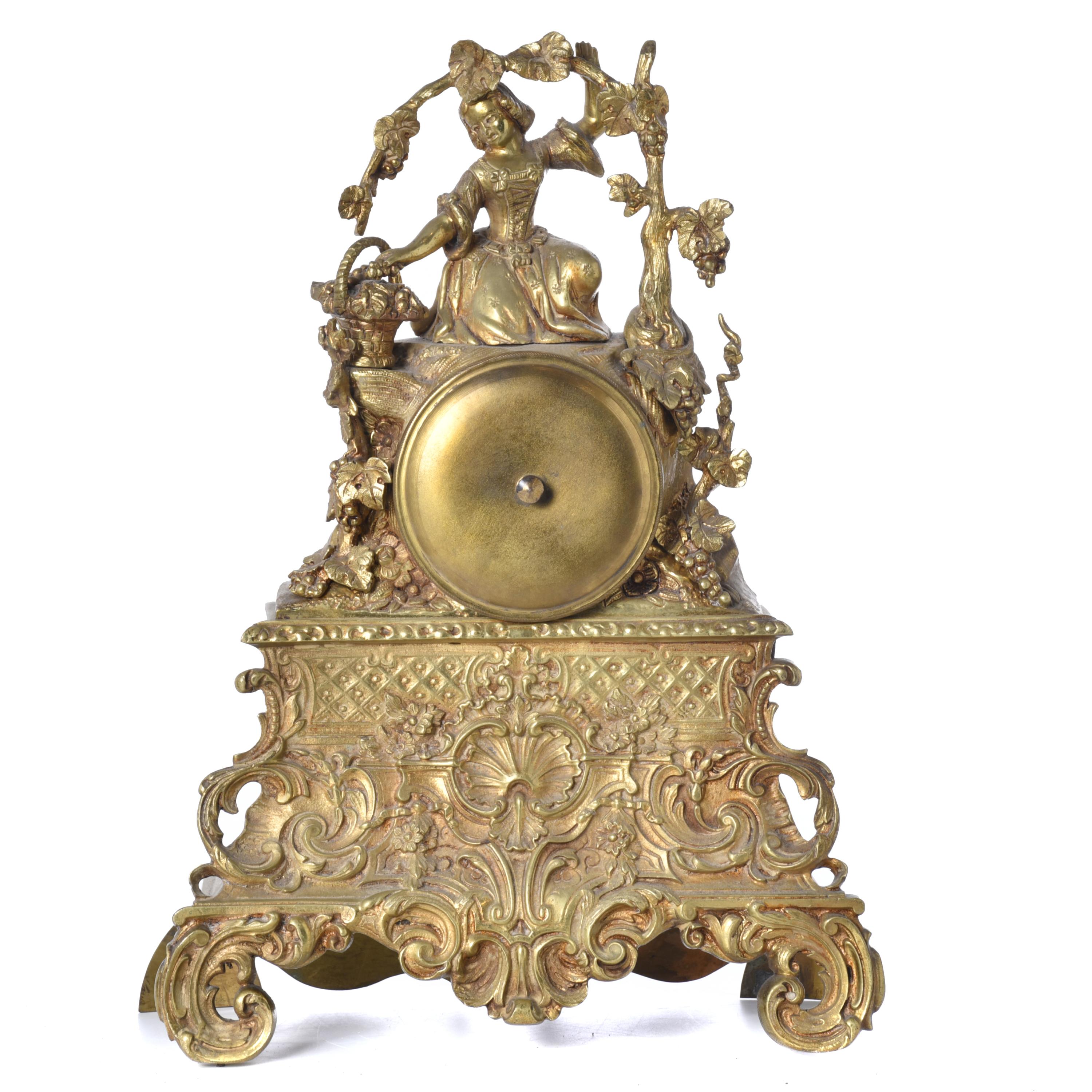 Napoleon III table clock case, 19th century.