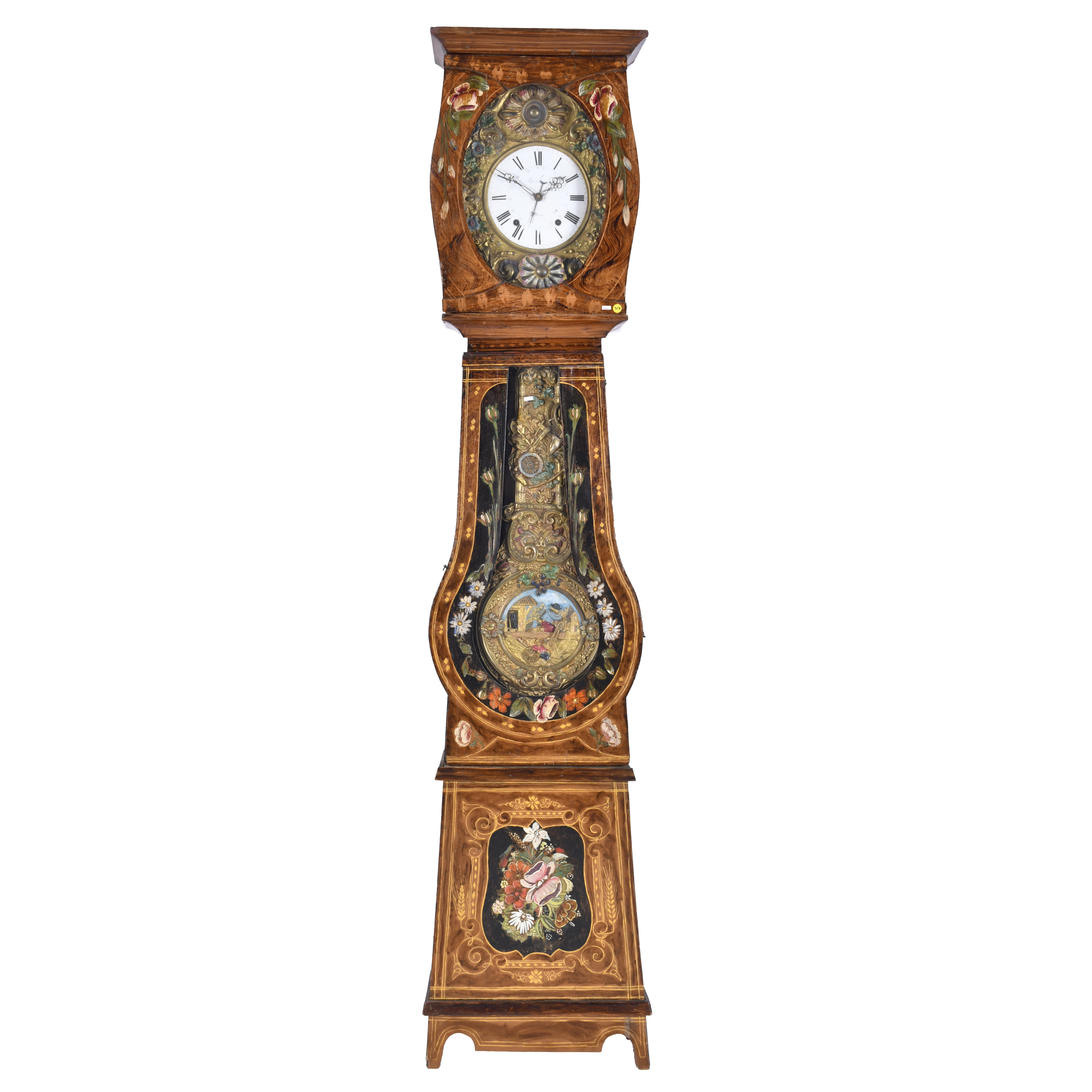Grandfather clock, 19th century.
