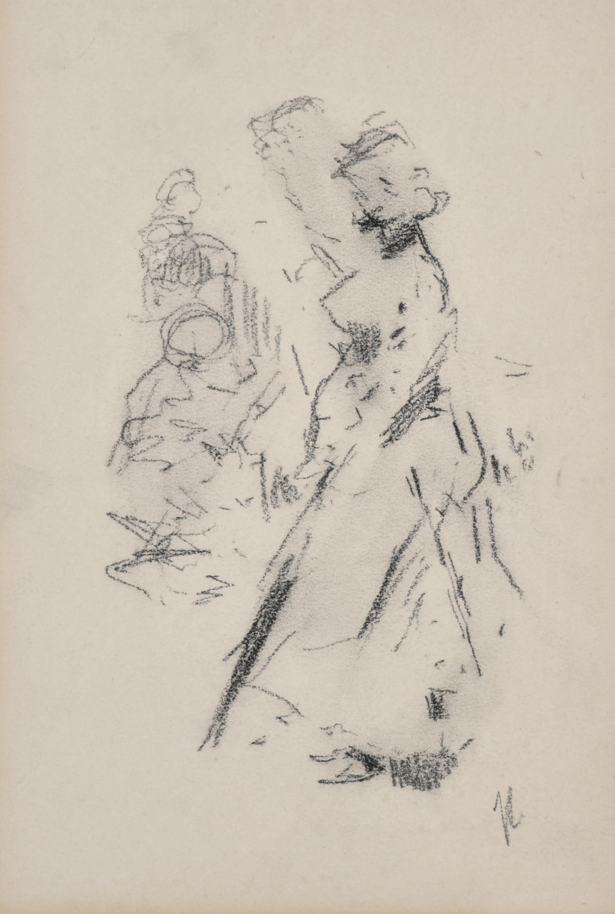 JOSEP CUSACHS I CUSACHS (1851-1908). ‘Sketch from life, fem
