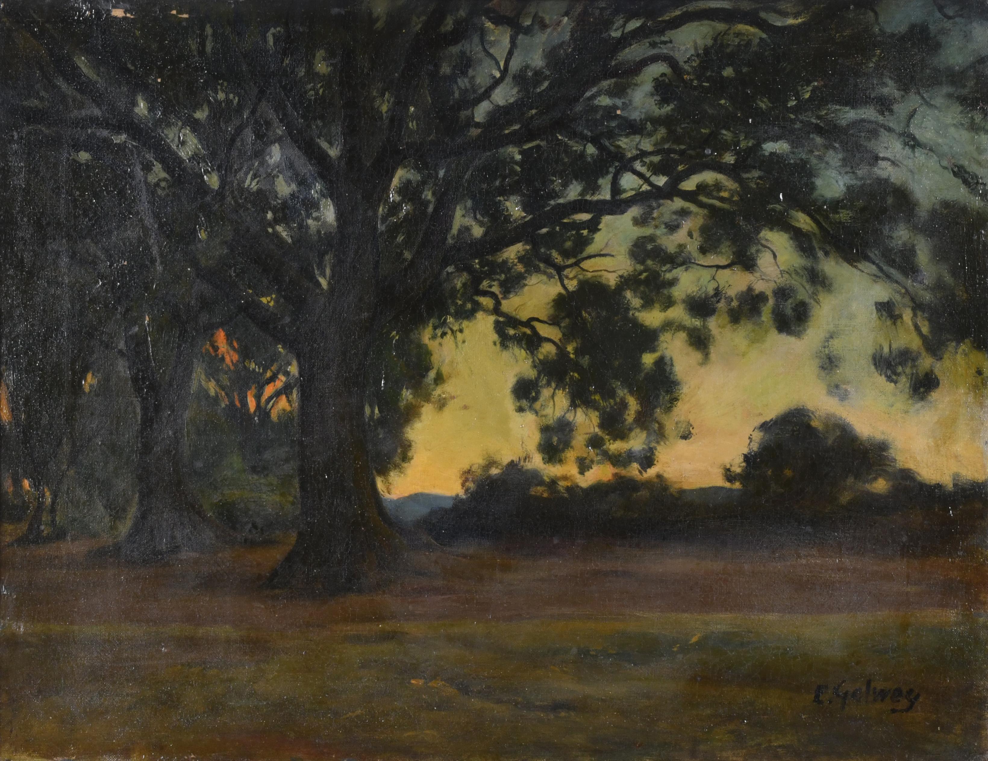 ENRIC GALWEY (1864-1931). &#39;Landscape&#39;.