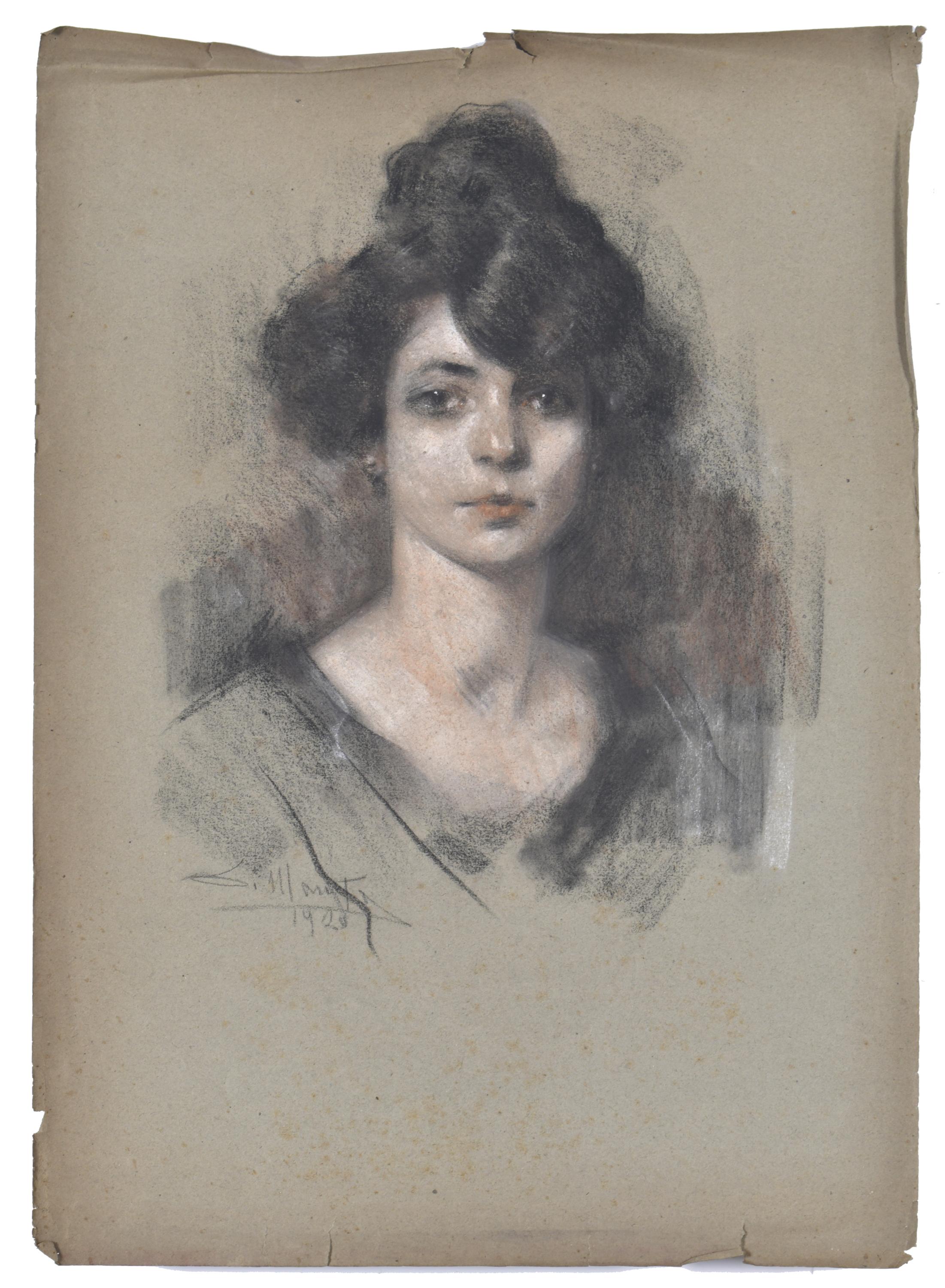 SALVATORE DI MAIUTA (19TH-20TH CENTURY). &#39;Woman&#39;s portrait&#39;