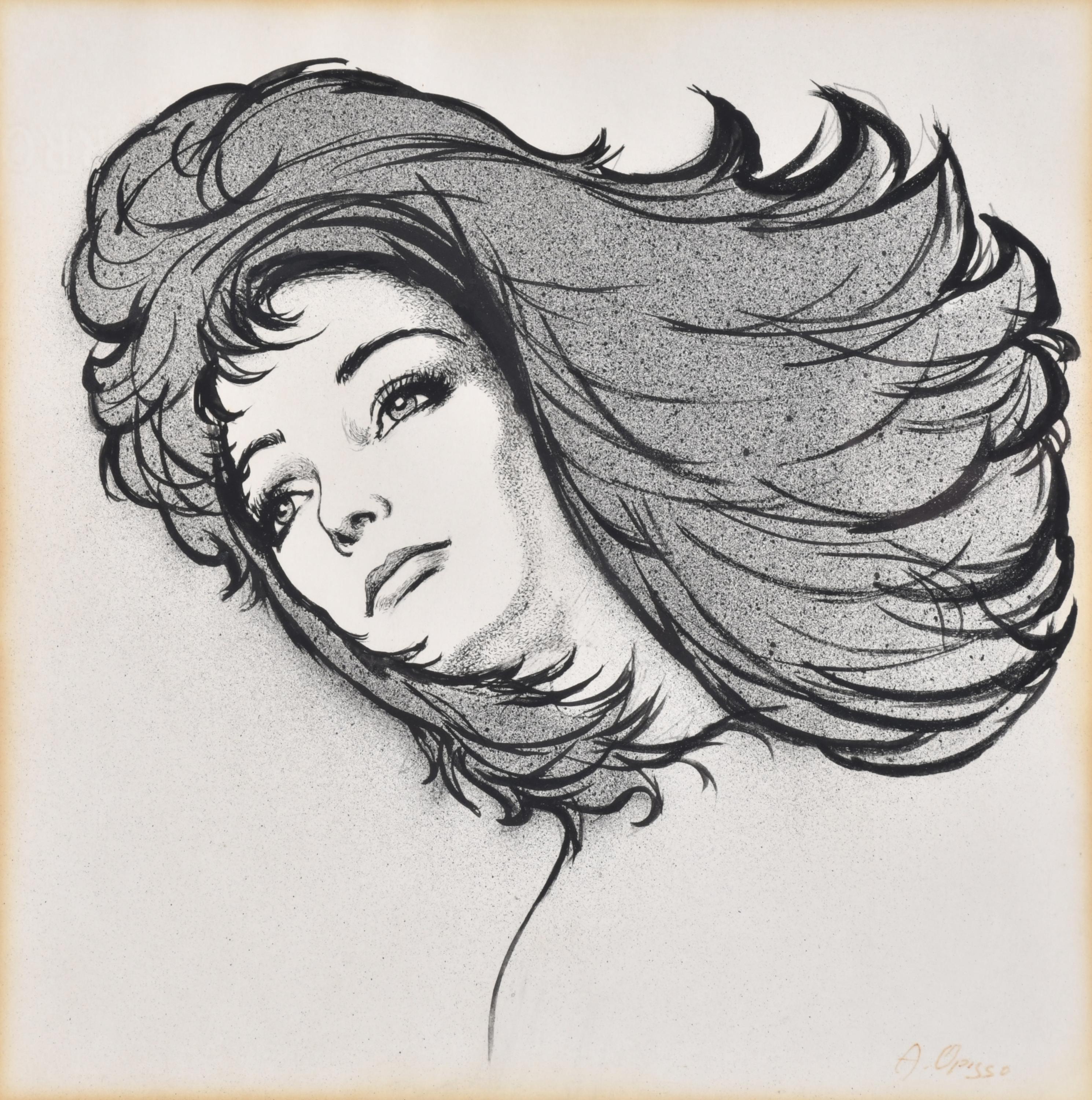 ALFRED OPISSO CARDONA (1907-1980). "Woman&#39;s portrait".