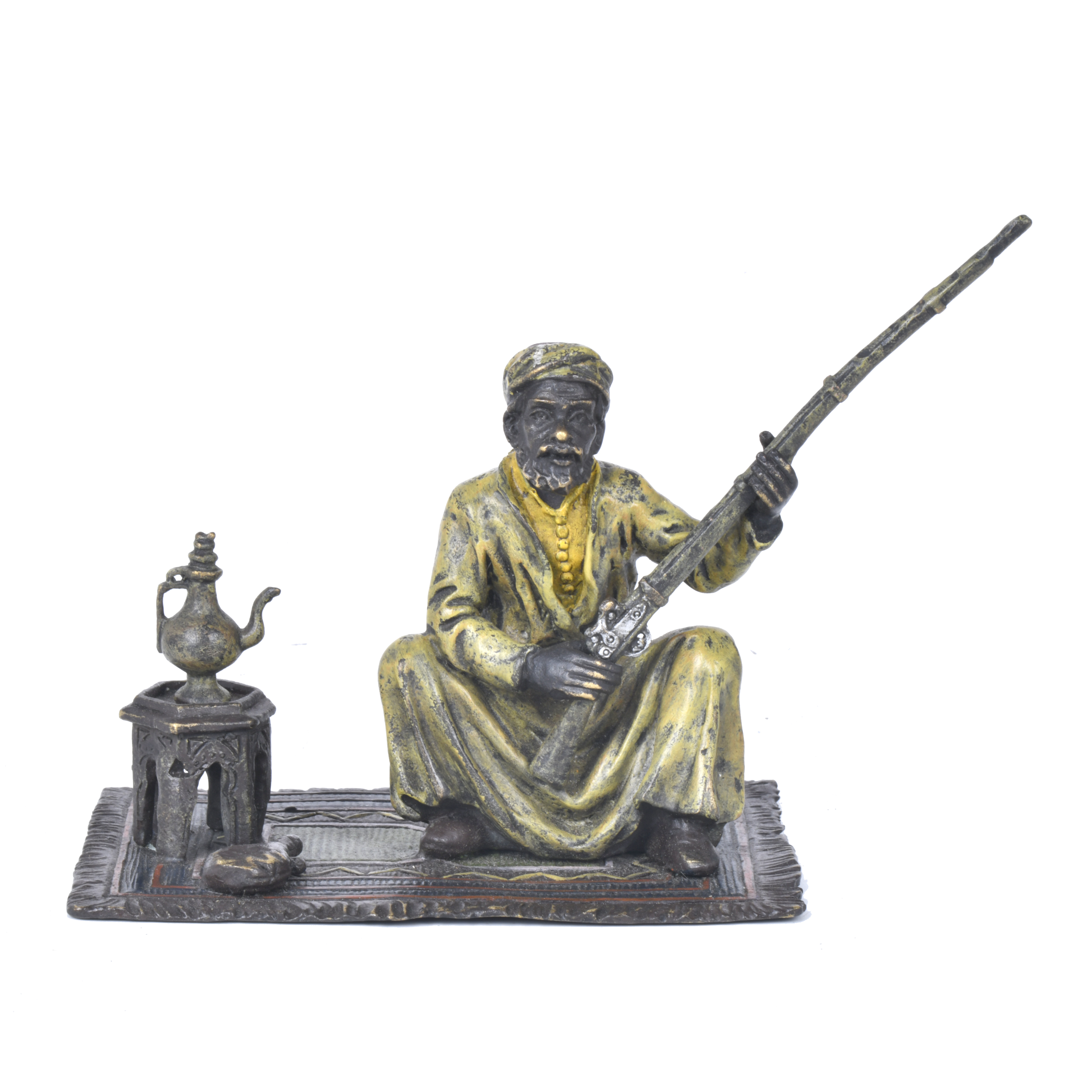  FRANK BERGMAN (1861 - 1936). ‘Arab with a Moorish musket&#39;. 