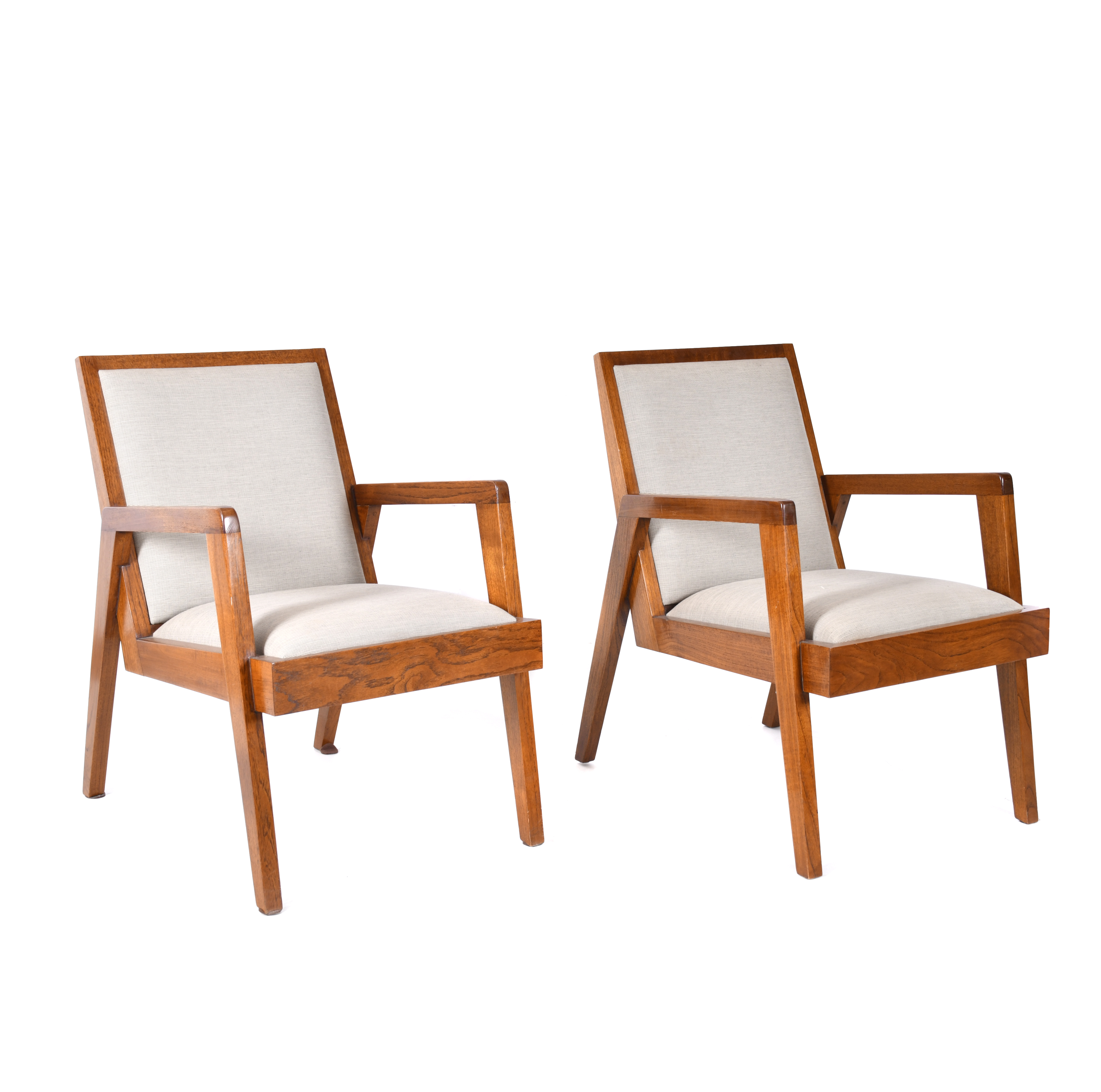BALADIA & VALKLEIN. Pair of armchairs, second half 20th cen
