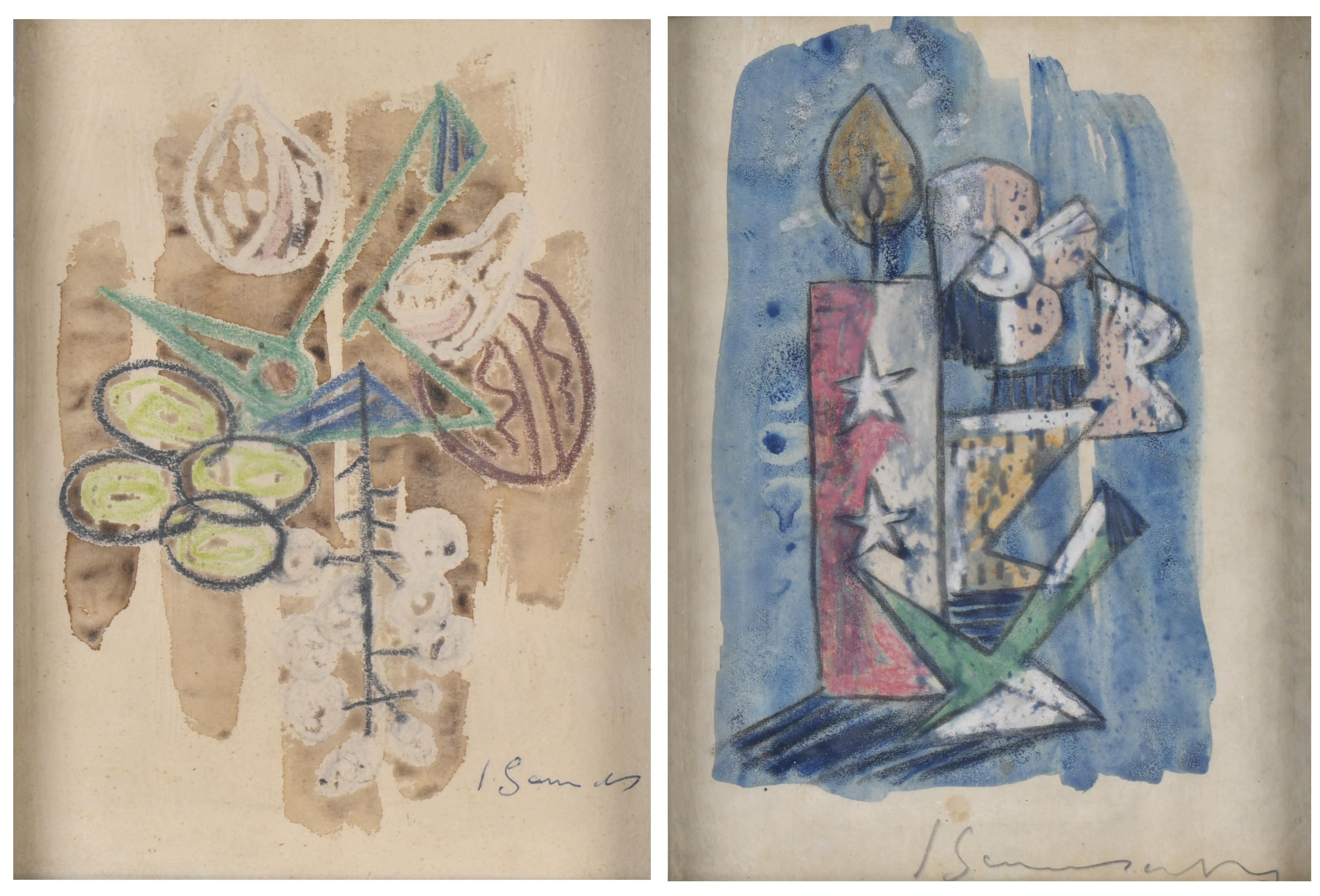 JOSEP GAUSACHS (1889-1959).  Pair of works.