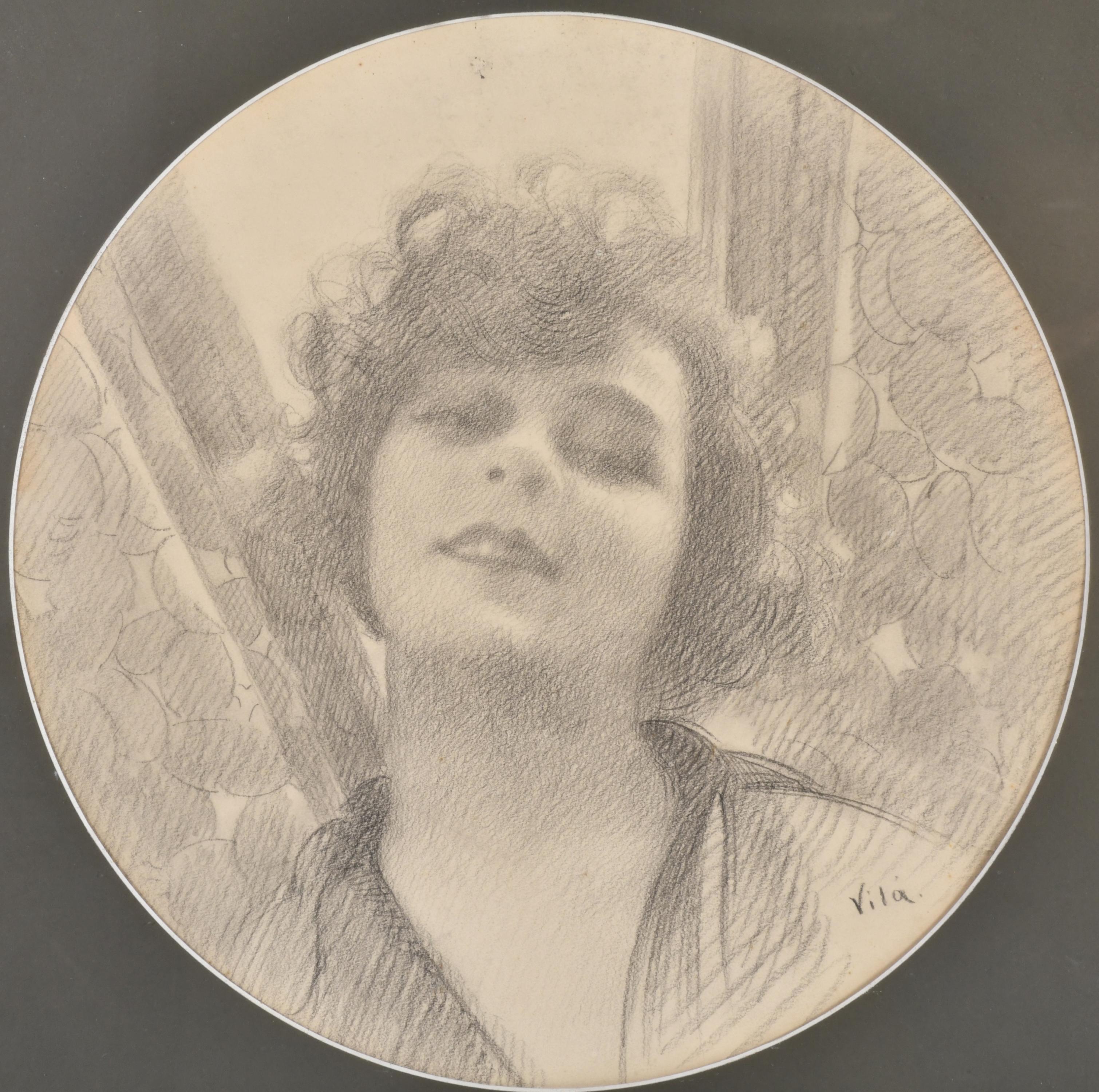 EMILI VILÀ GORGOLL (1887-1967). &#39;Woman&#39;s portrait&#39;.
