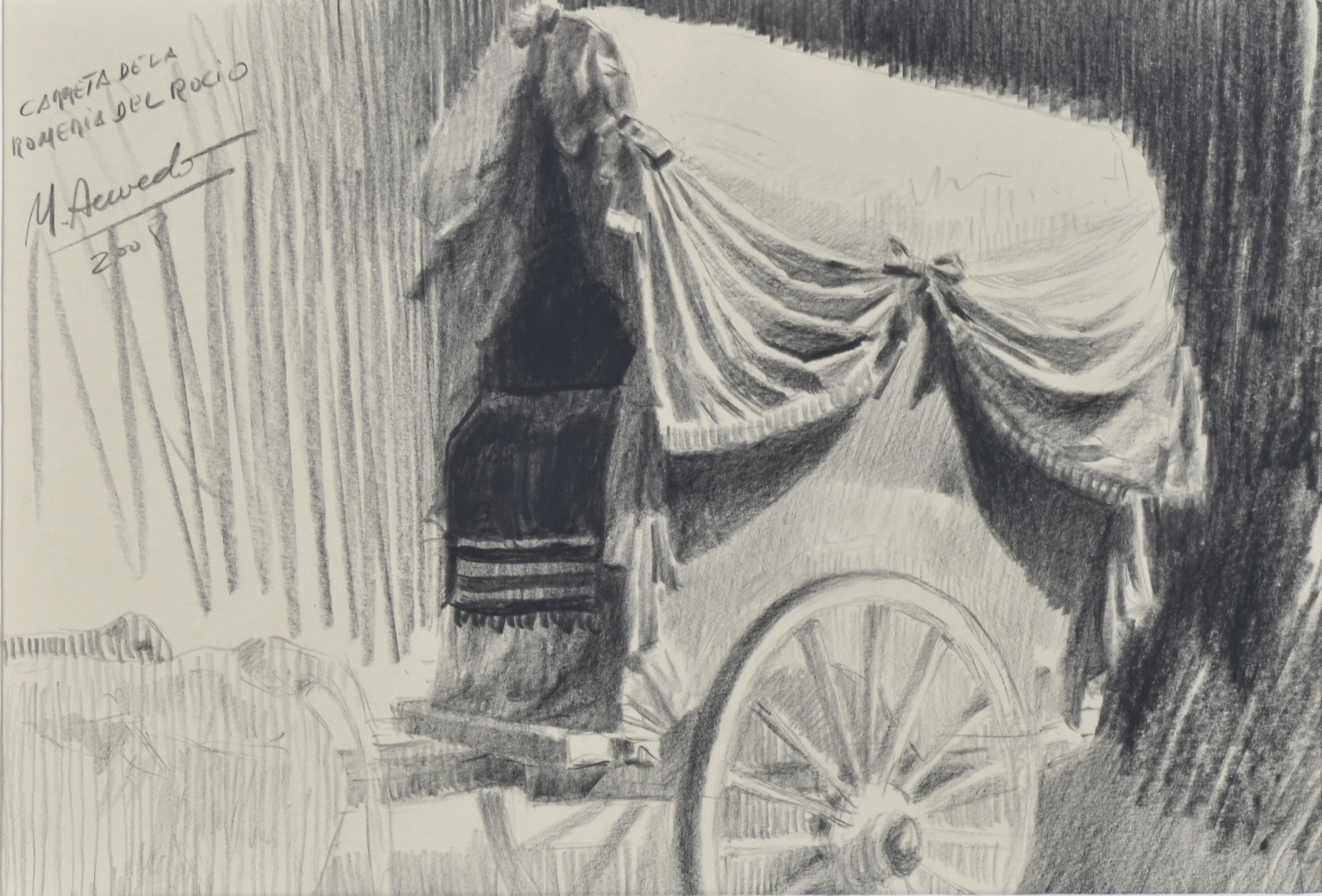 MIGUEL ACEVEDO (1947). &#39;Carreta de la romería del Rocío&#39;, 2