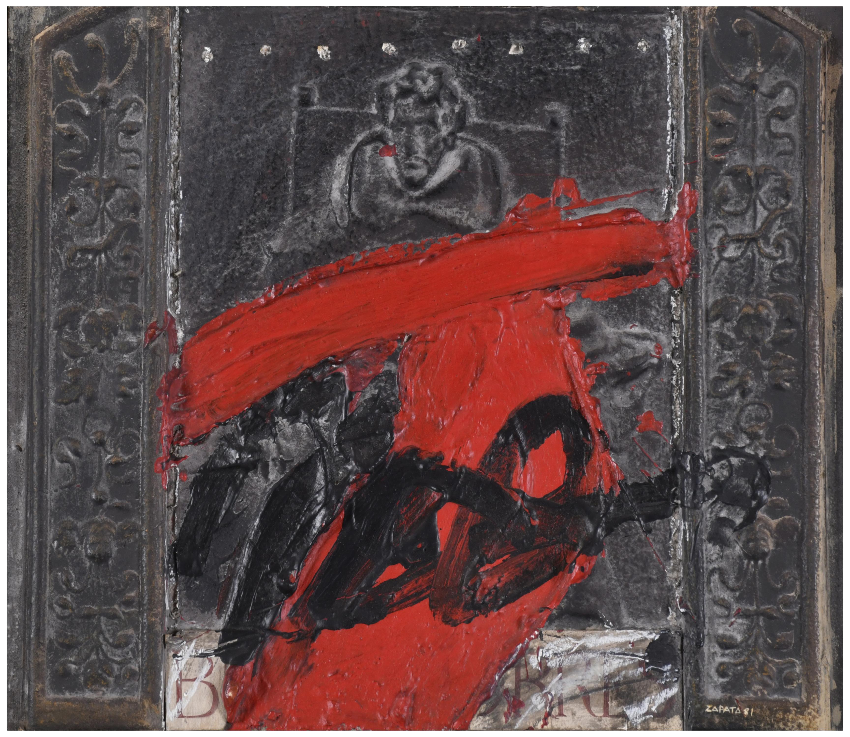MIGUEL ZAPATA (1940-2014).  "Fray Paravicino", 1981.