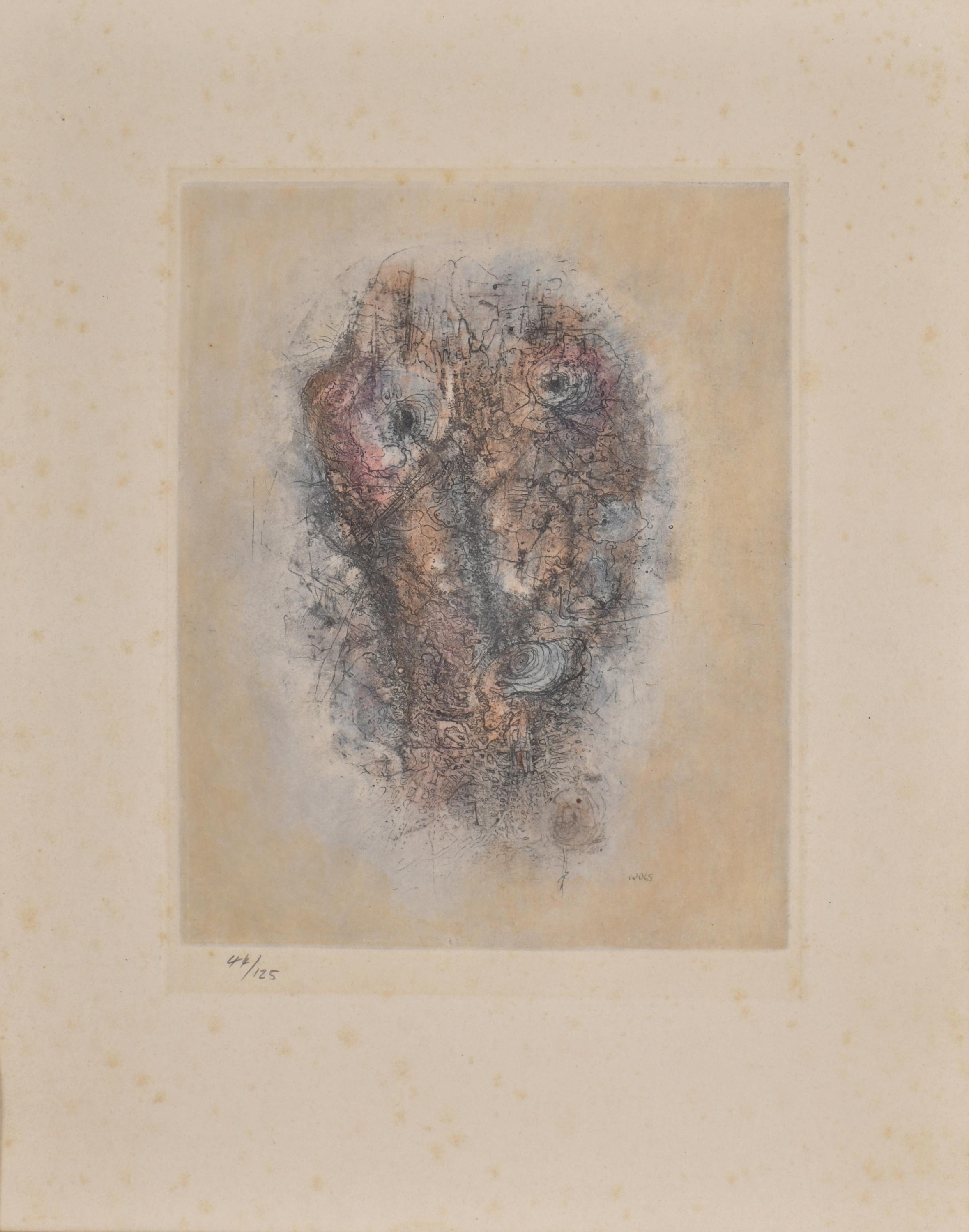WOLS (20TH CENTURY). "Sombre dimanche", circa 1963.