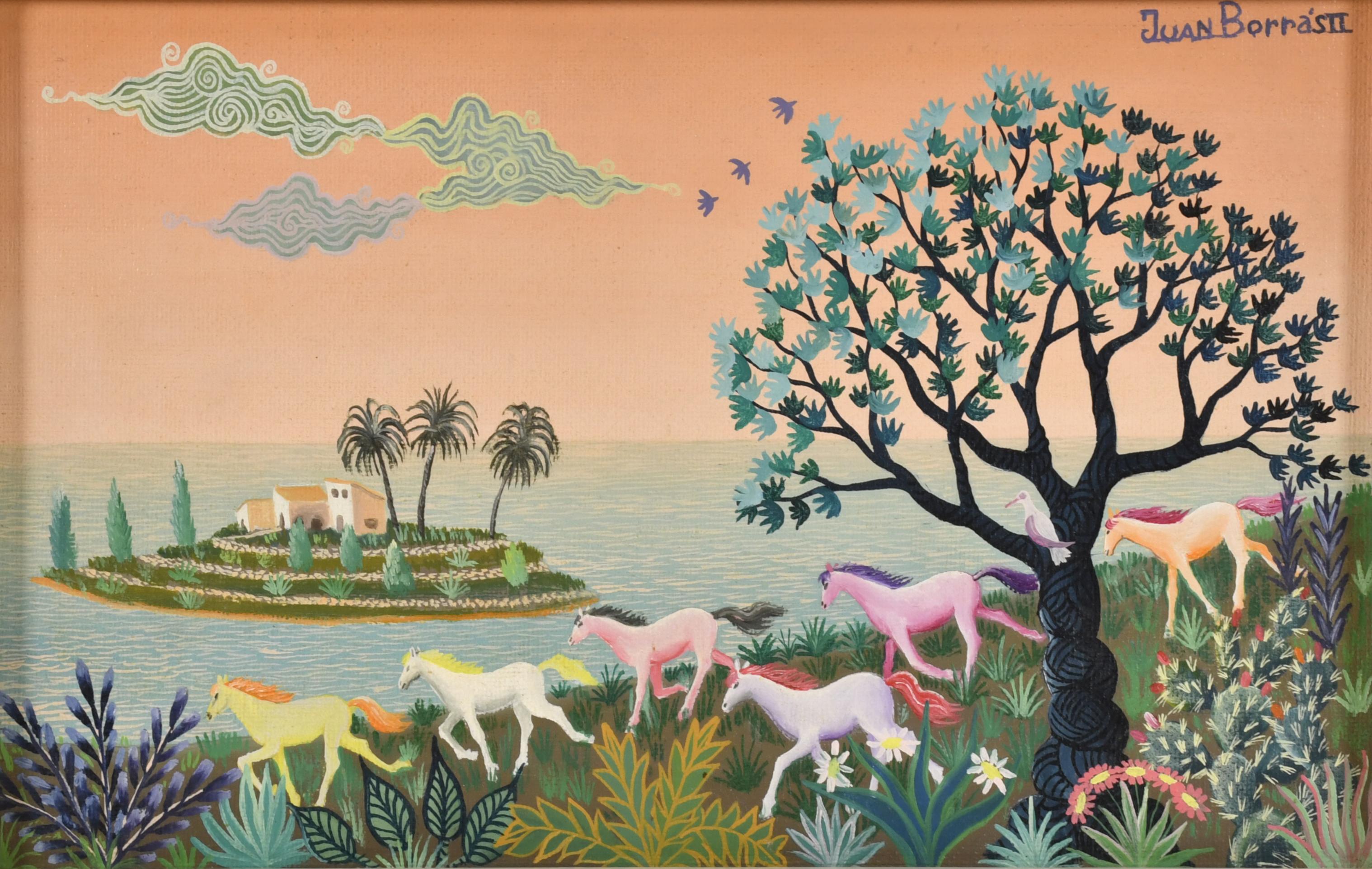 JUAN BORRÁS (1947).  "Paisaje".