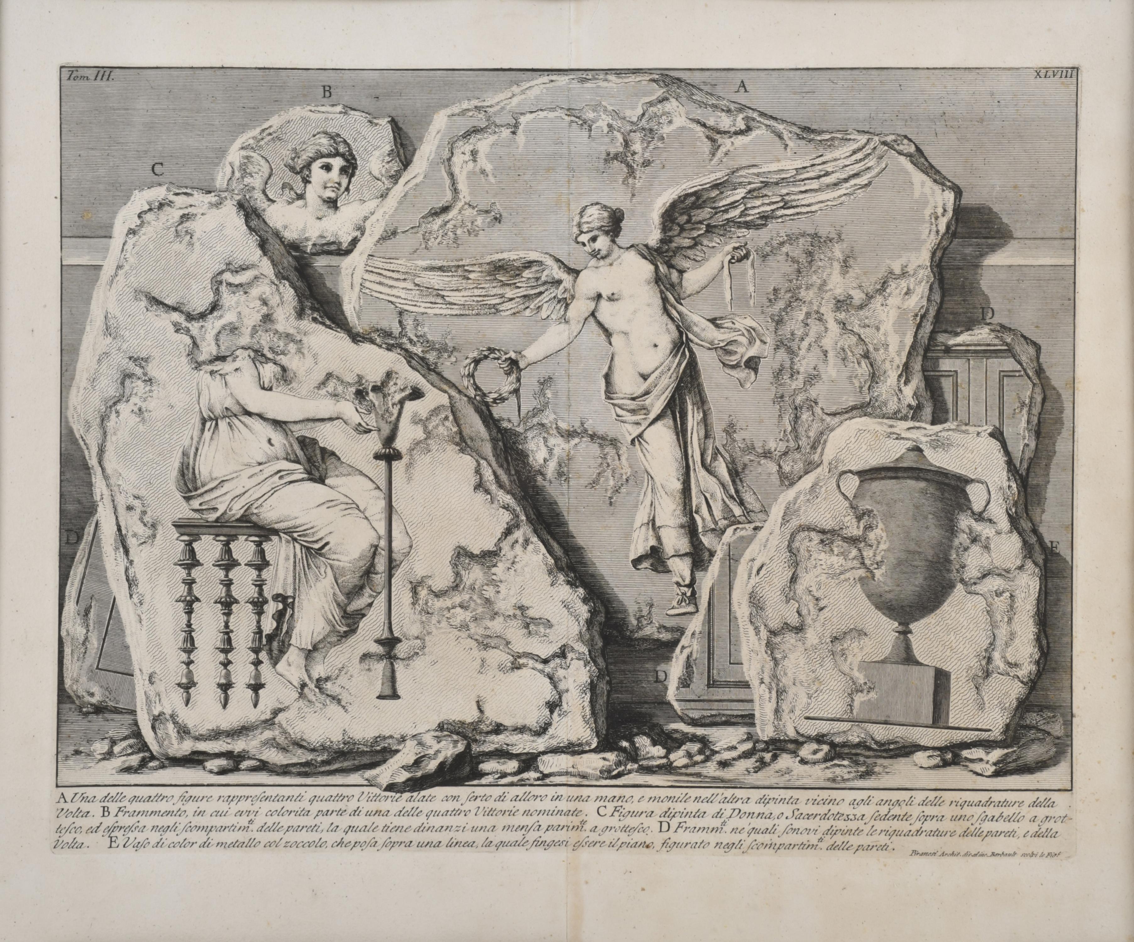 GIOVANNI BATTISTA PIRANESI (1720-1778). "Victoria alada"