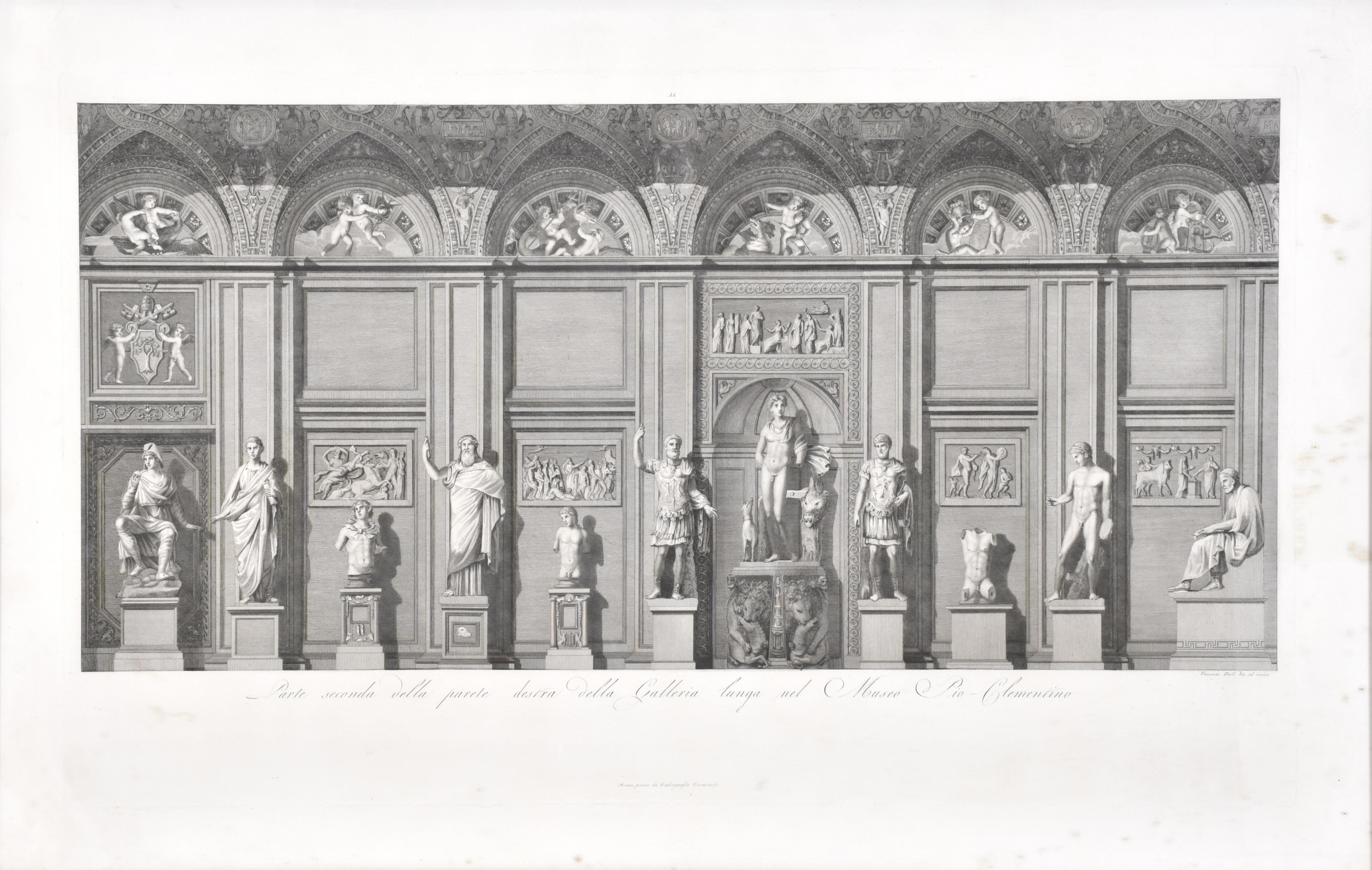 VICENZO FEOLI (1760-1827). "Parte seconda della parete dest
