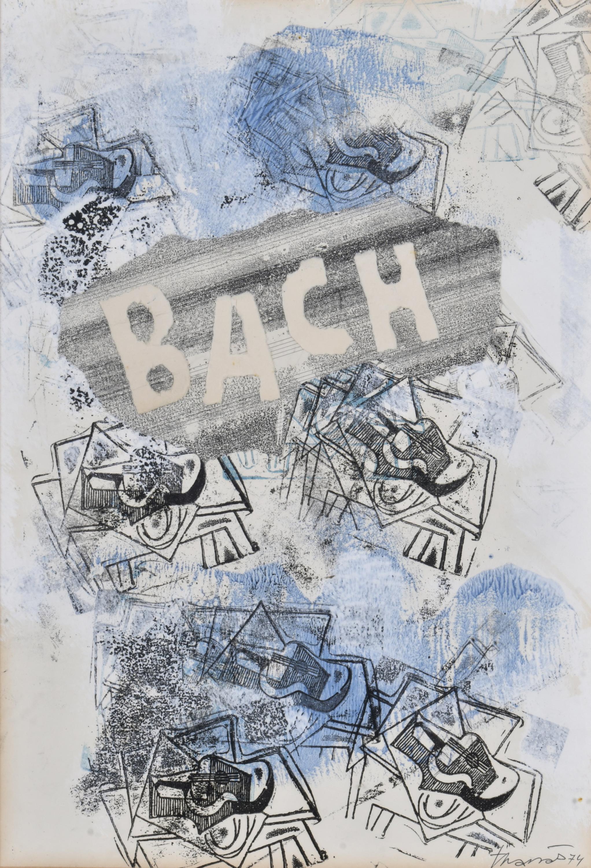 JOAN JOSEP THARRATS VIDAL (1918-2001) "Bach", 1974.