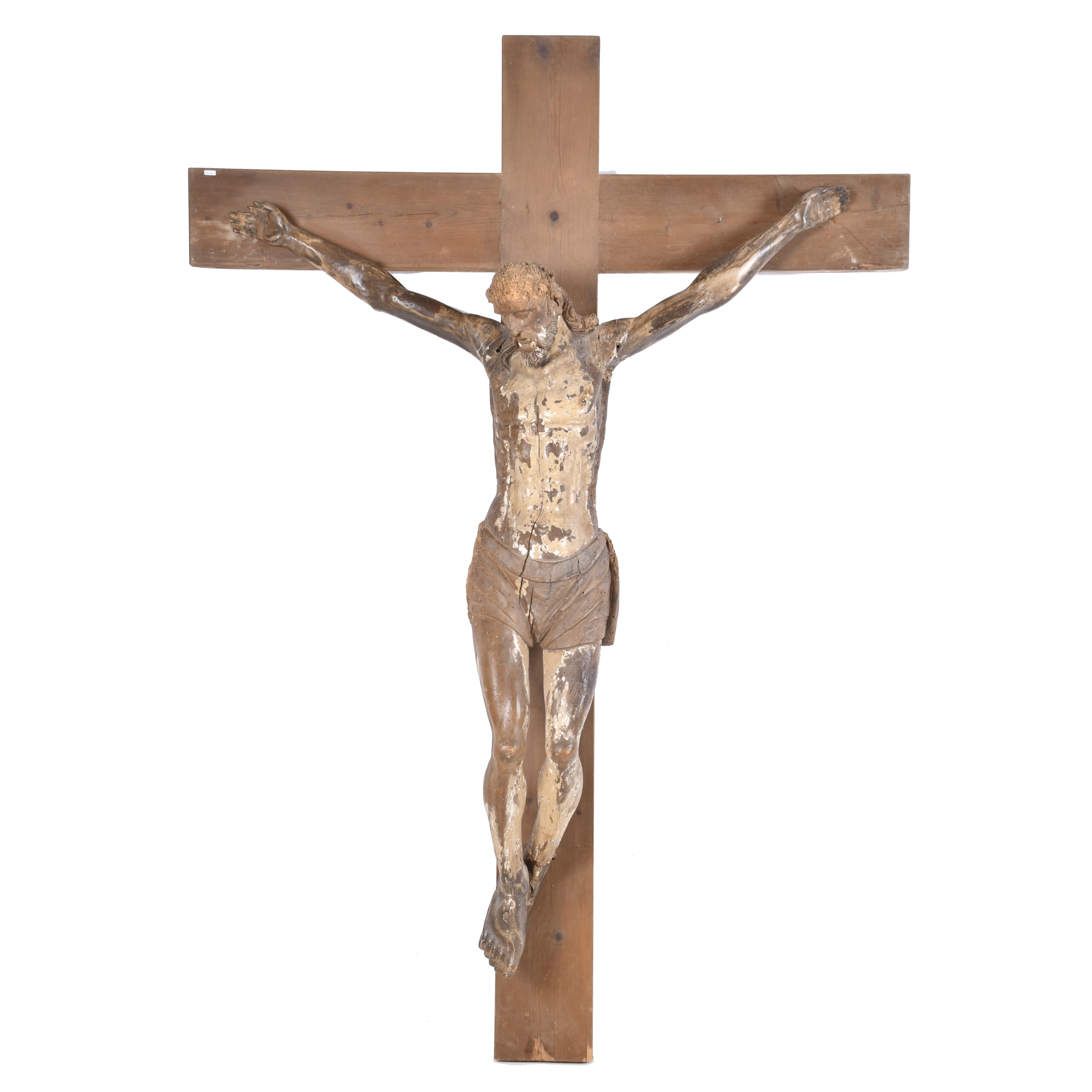 ESCUELA ESPAÑOLA, FIN. SIGLO XVII. "Cristo crucificado".