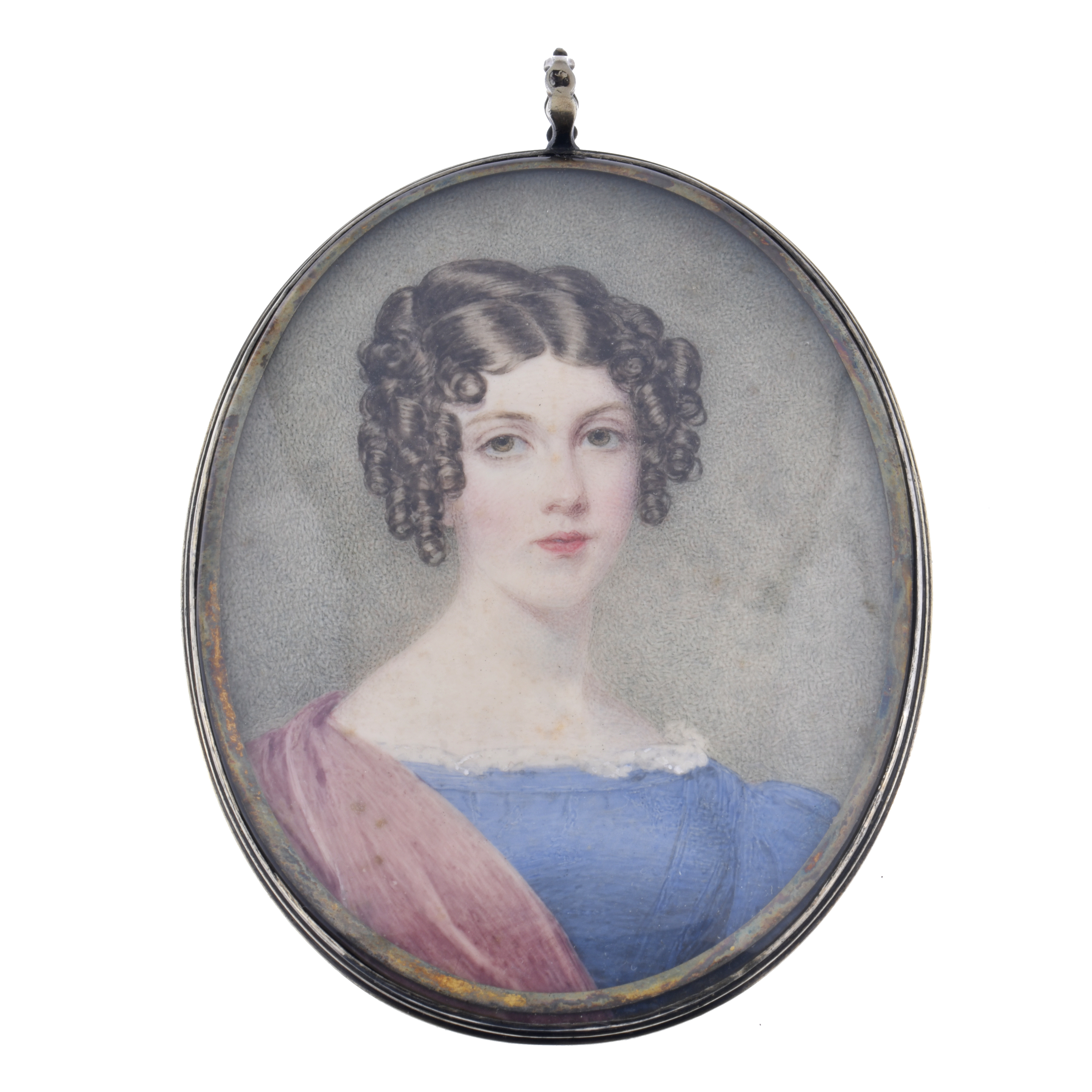 ANTHONY STEWART (1773 - 1846).  Miniatura de Lady Charlotte
