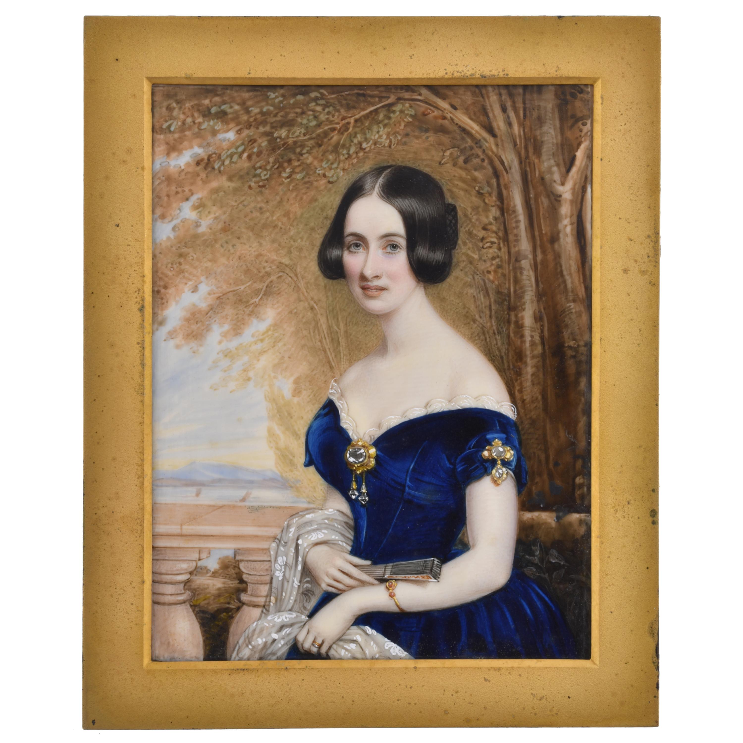 CHARLES FOOT TAYLOR (1818 - 1853). Miniatura del retrato de