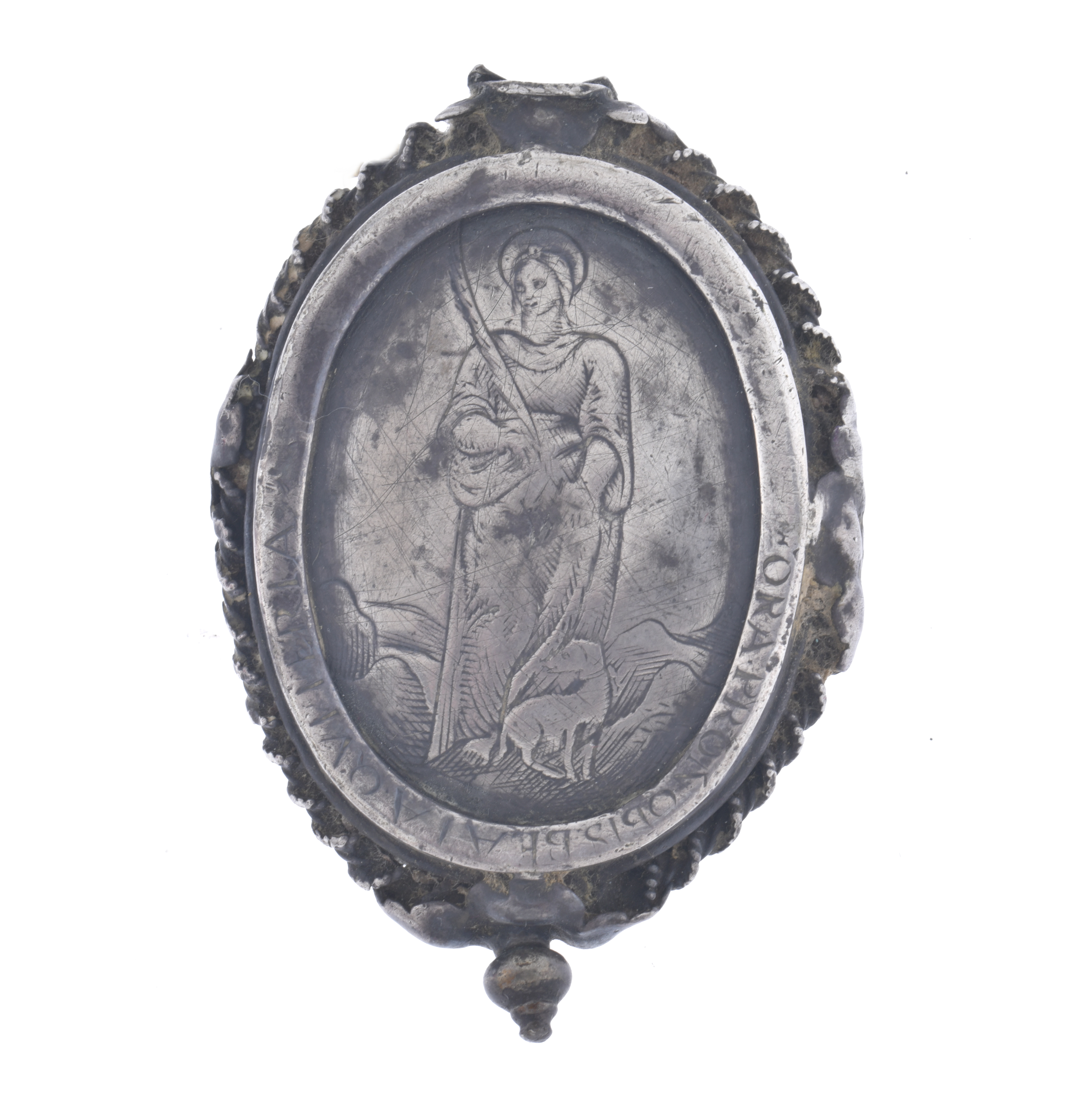 ESCUELA ESPAÑOLA, SIGLO XVII.  Colgante relicario.