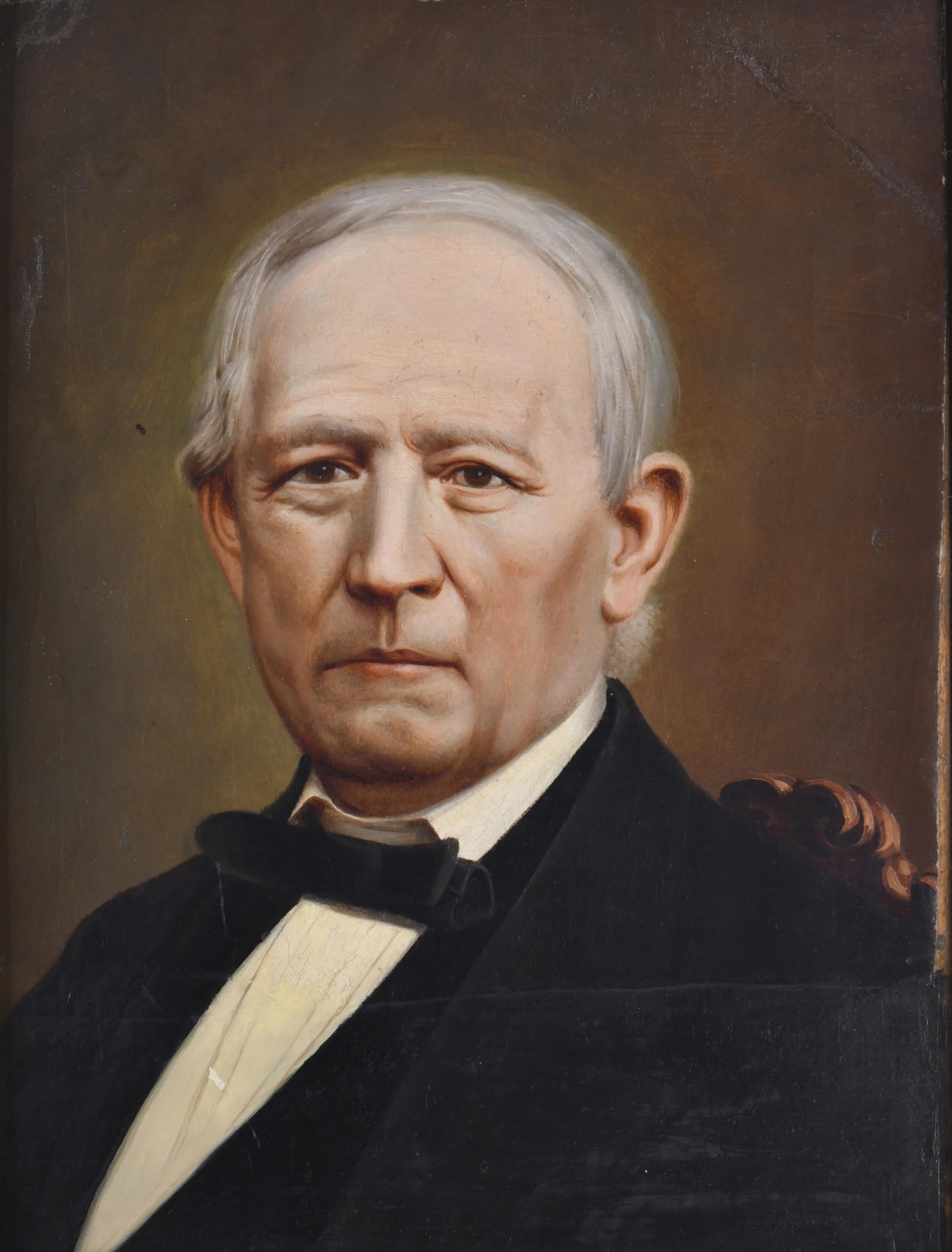 ESCUELA ESPAÑOLA, SIGLO XX.  "Retrato caballero".