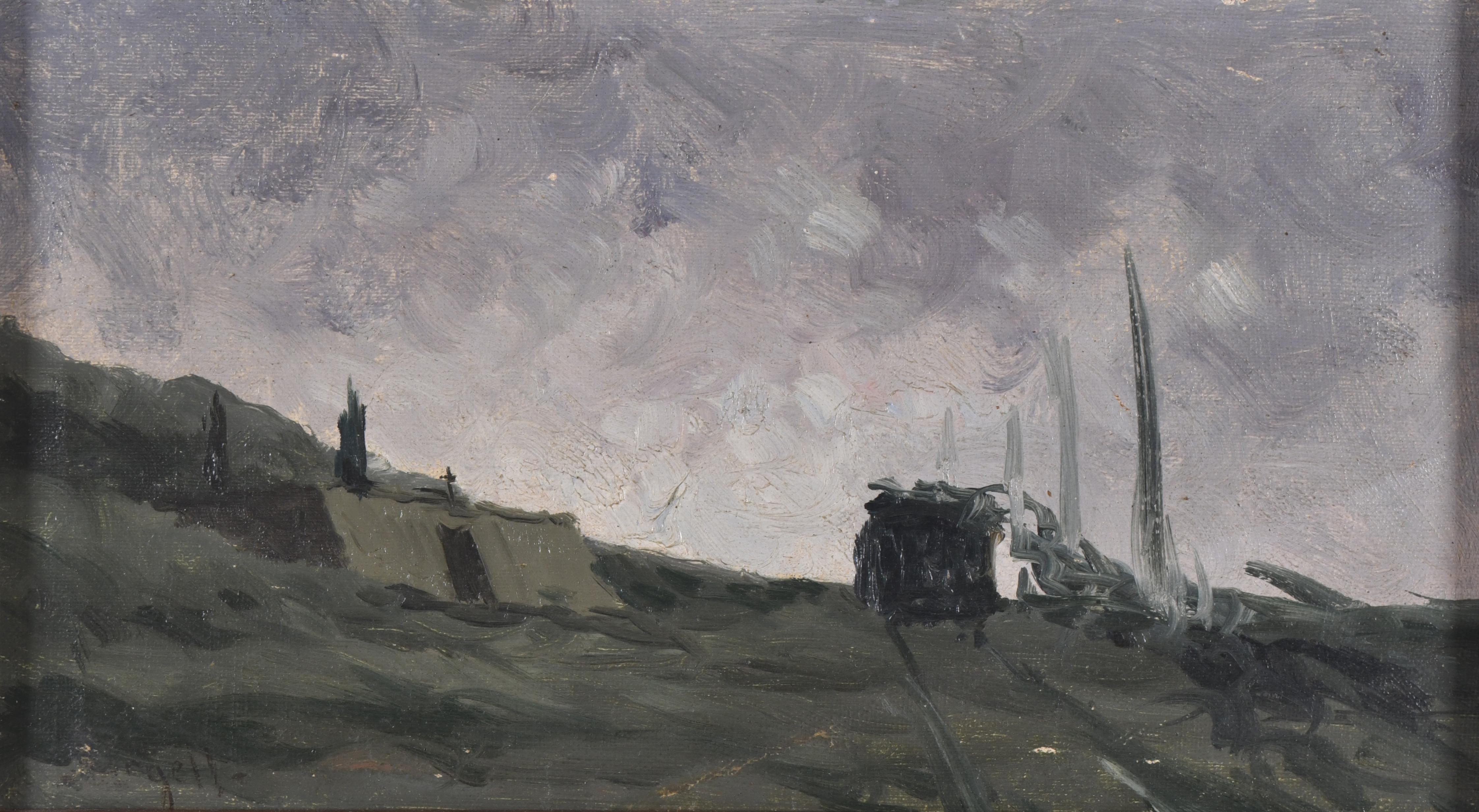 MODEST URGELL I INGLADA (1839-1919). "Cementerio".