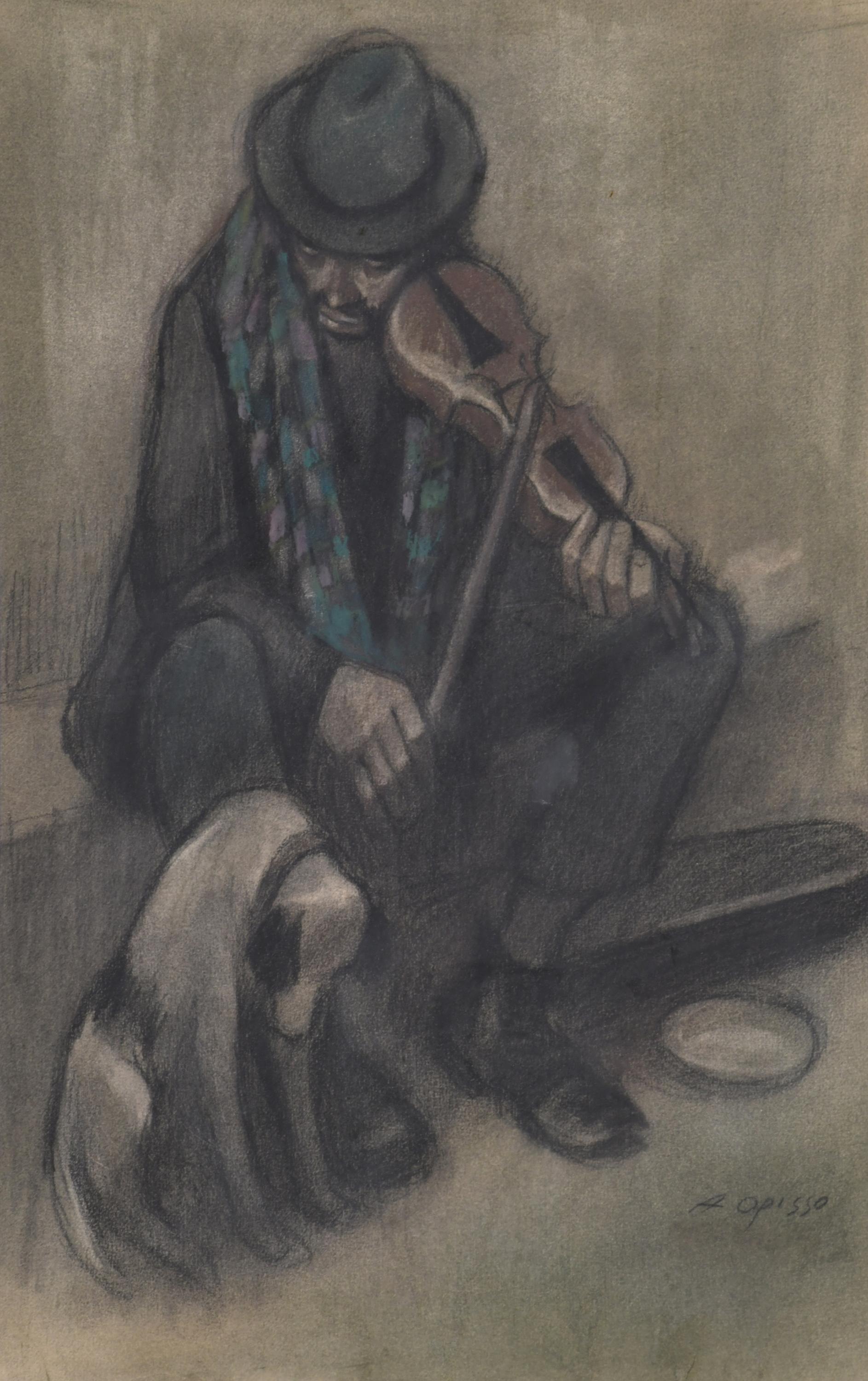 ALFRED OPISSO CARDONA (1907-1980). "Mendigo".
