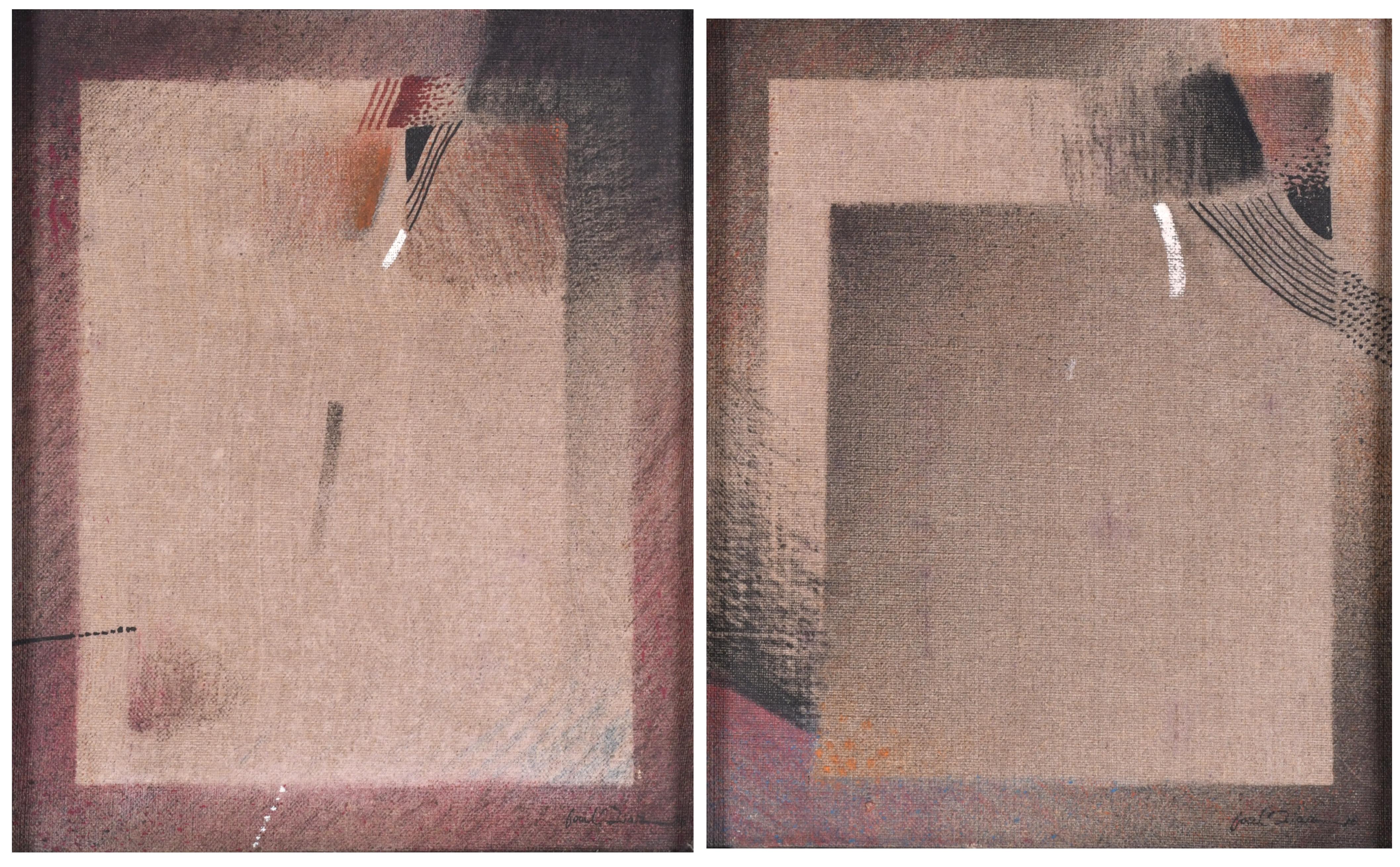 MANUEL FONT DIAZ (1948).  Pareja de obras, 1976.