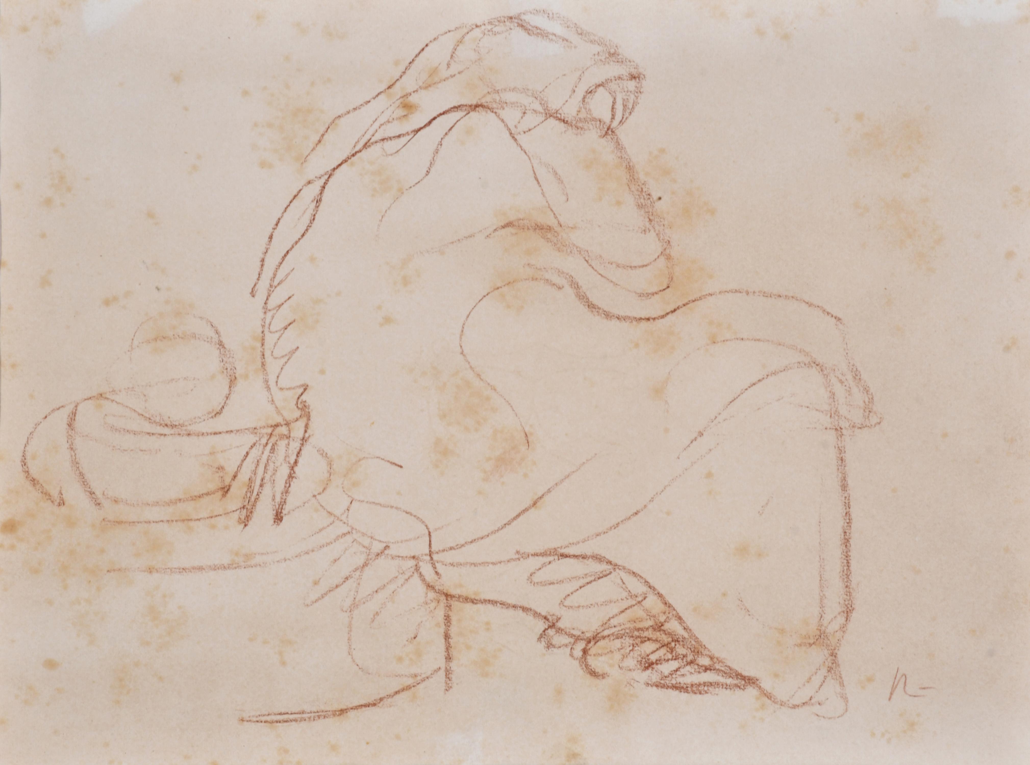 ISIDRE NONELL I MONTURIOL (1873-1911). "Female figure", ske