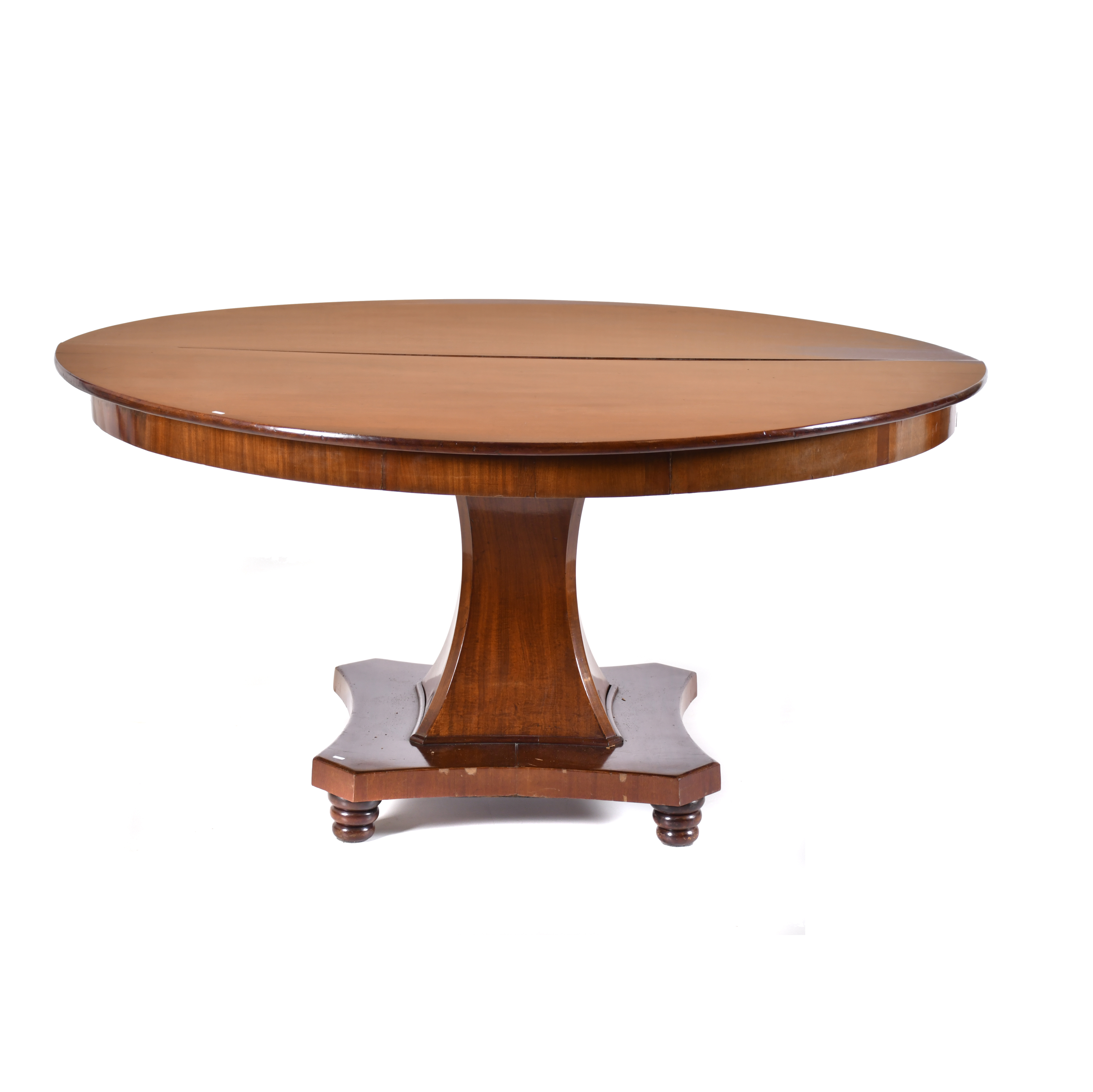 Mesa de comedor William IV, siglo XIX. 