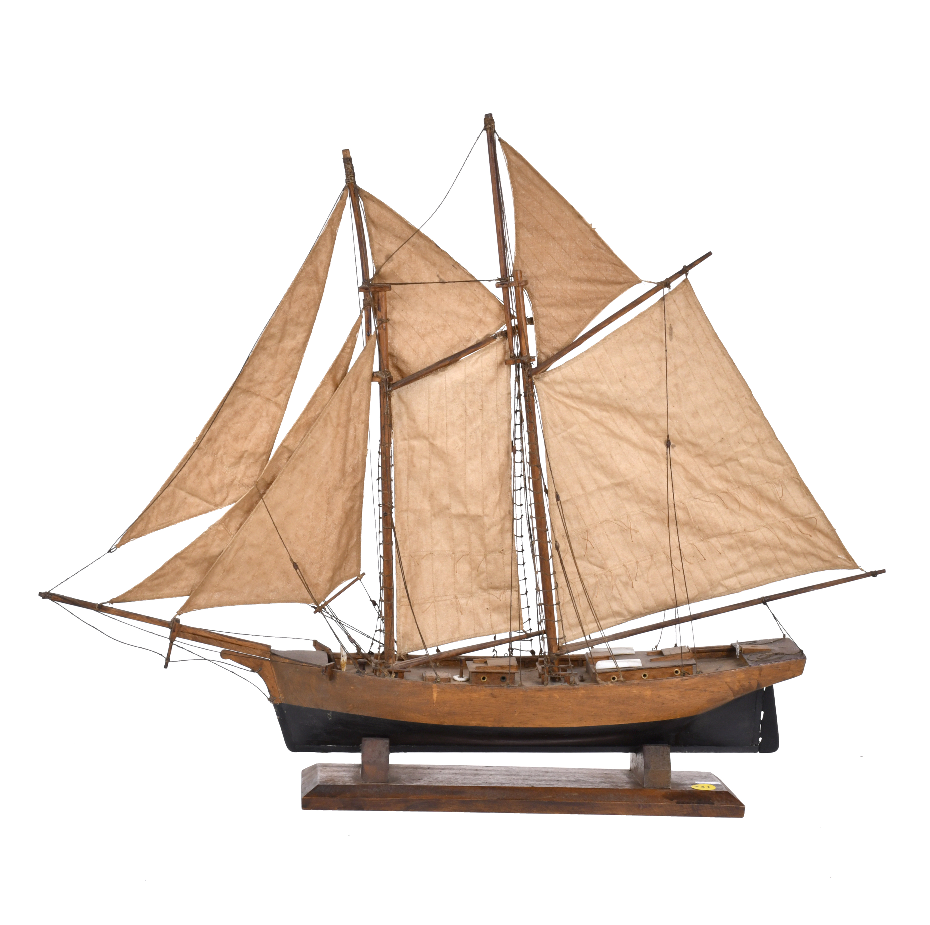 Maqueta de goleta, siglo XX. 