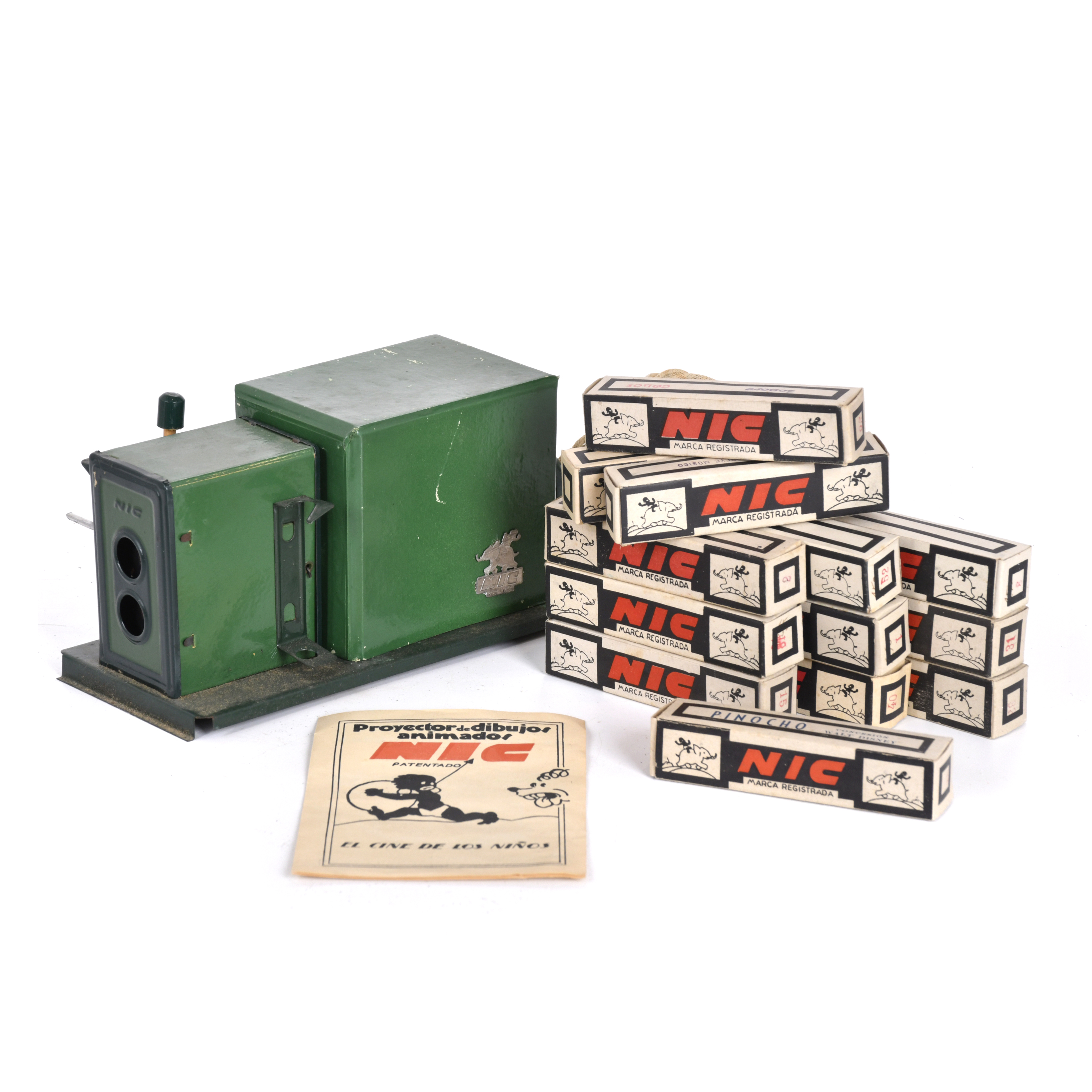 Proyector de dibujos animados Cine Nic, med. siglo XX. 