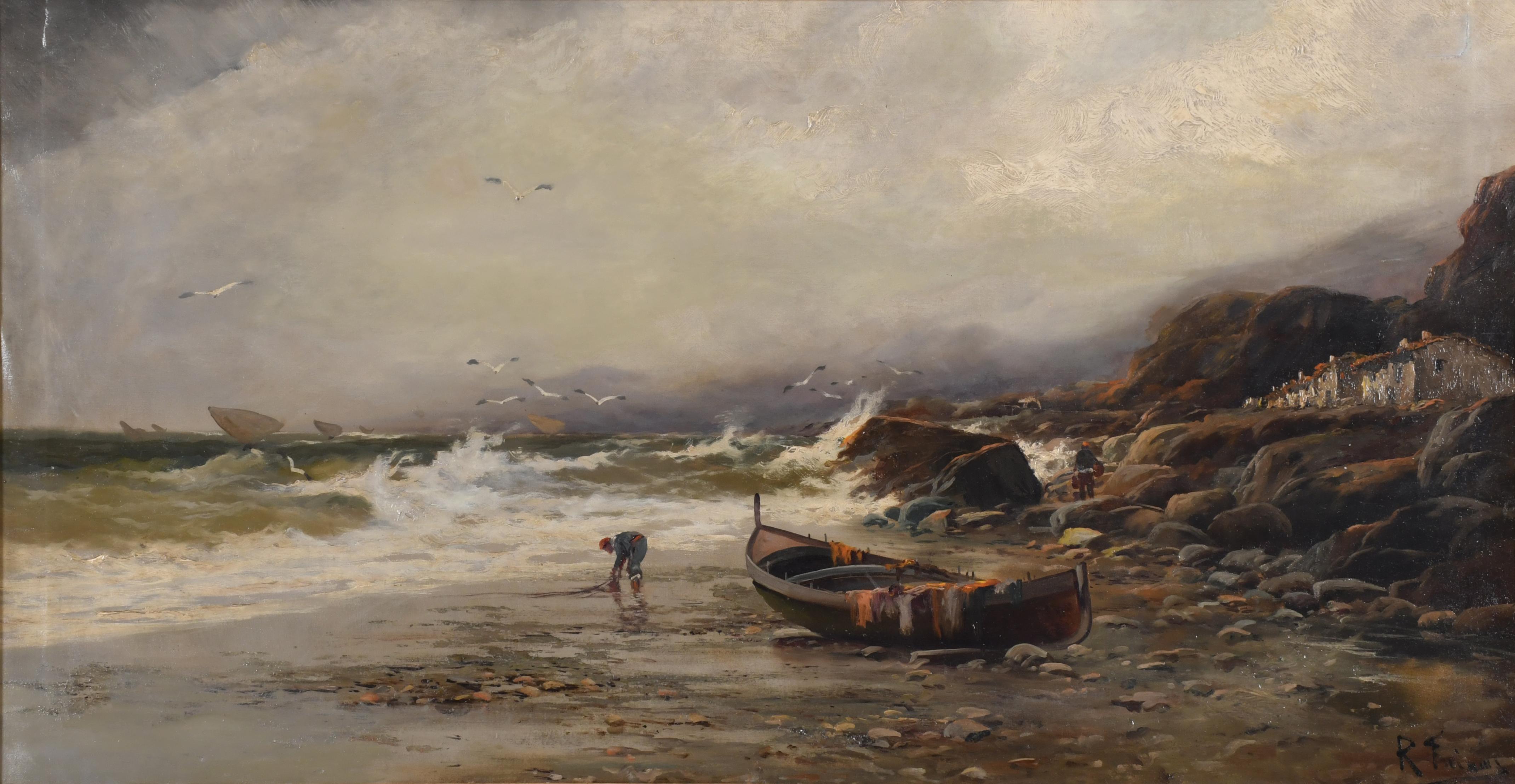 ROMULO FREIXAS (¿-1928).  "Marina".