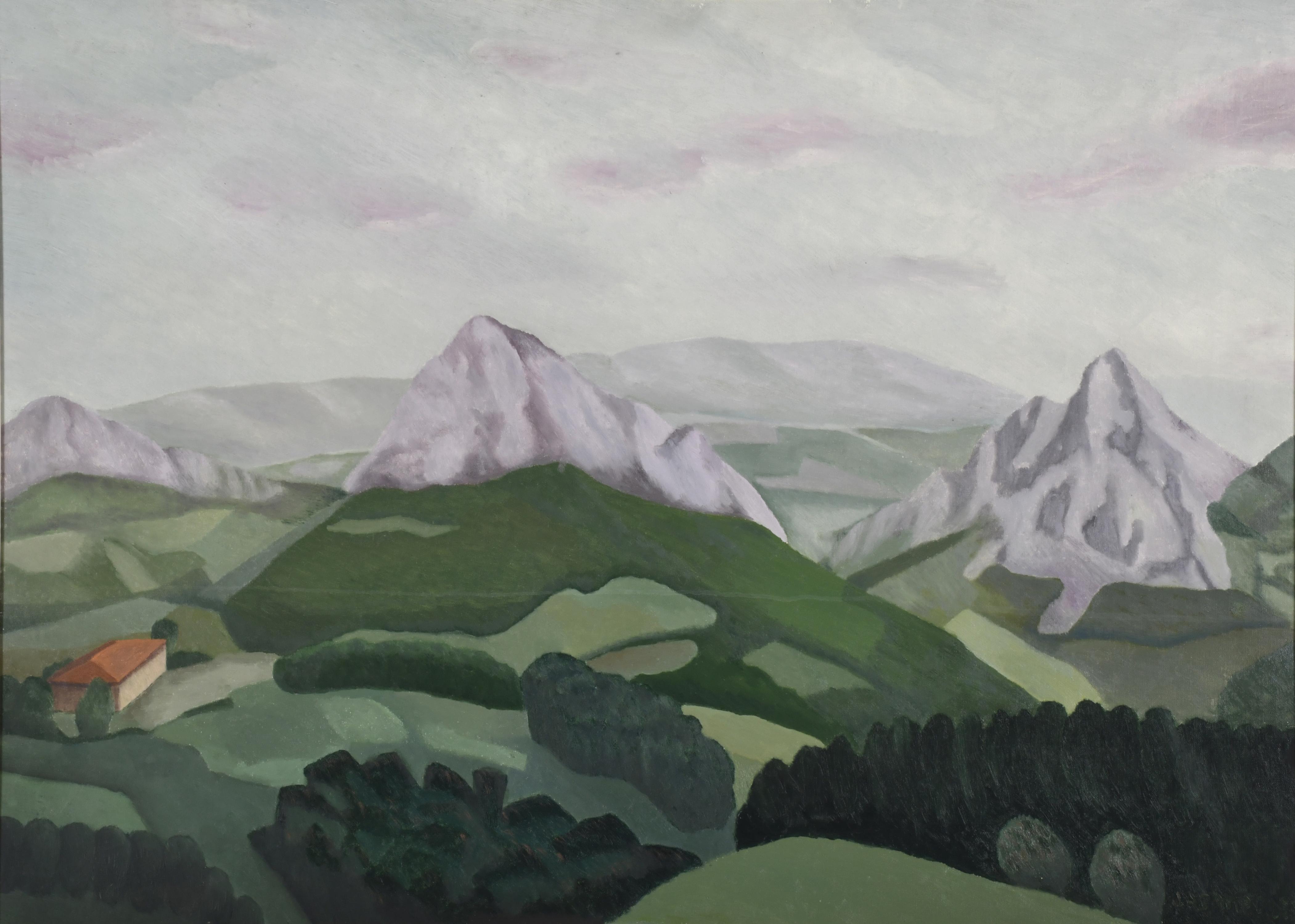 JOSÉ ANTONIO ORMAOLEA (1912-1984).   "Desde Urquiola", 1974.