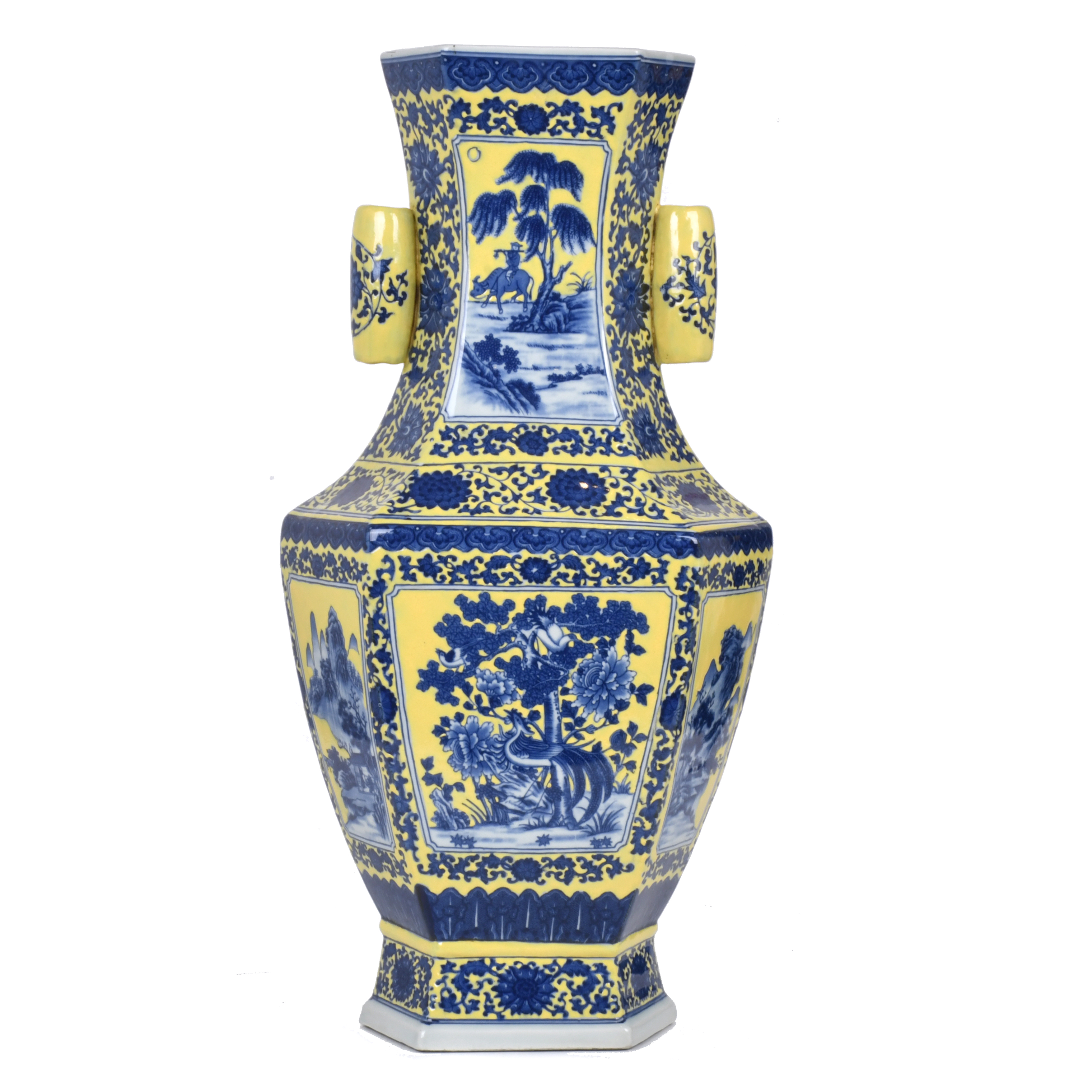 ESCUELA CHINA. DINASTÍA QING, SIGLO XX.  Jarrón.